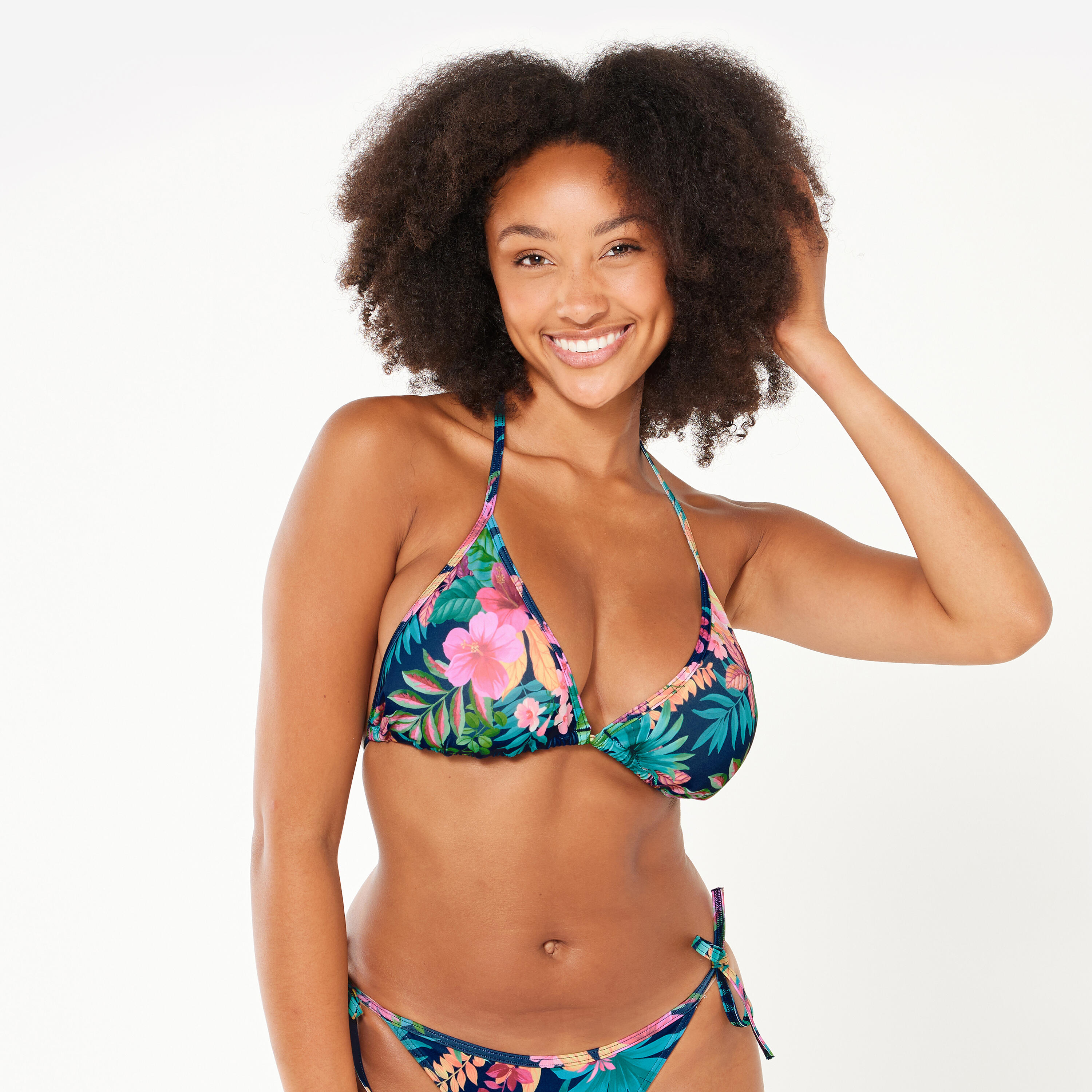 Góra kostiumu kąpielowego surfingowego damska Olaian Mae Borabora