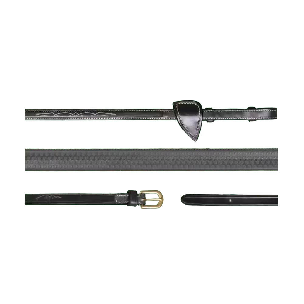 Gumowe lejce dla koni Dy'on 5/8