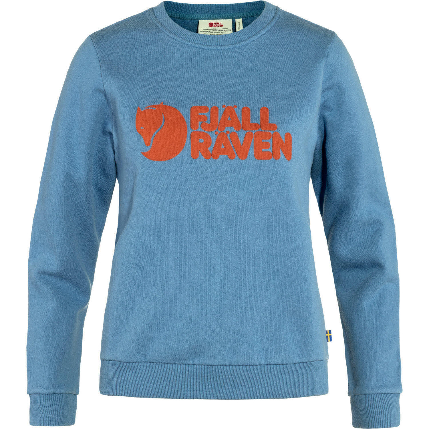Bluza bawełniana damska Fjallraven Logo Sweater