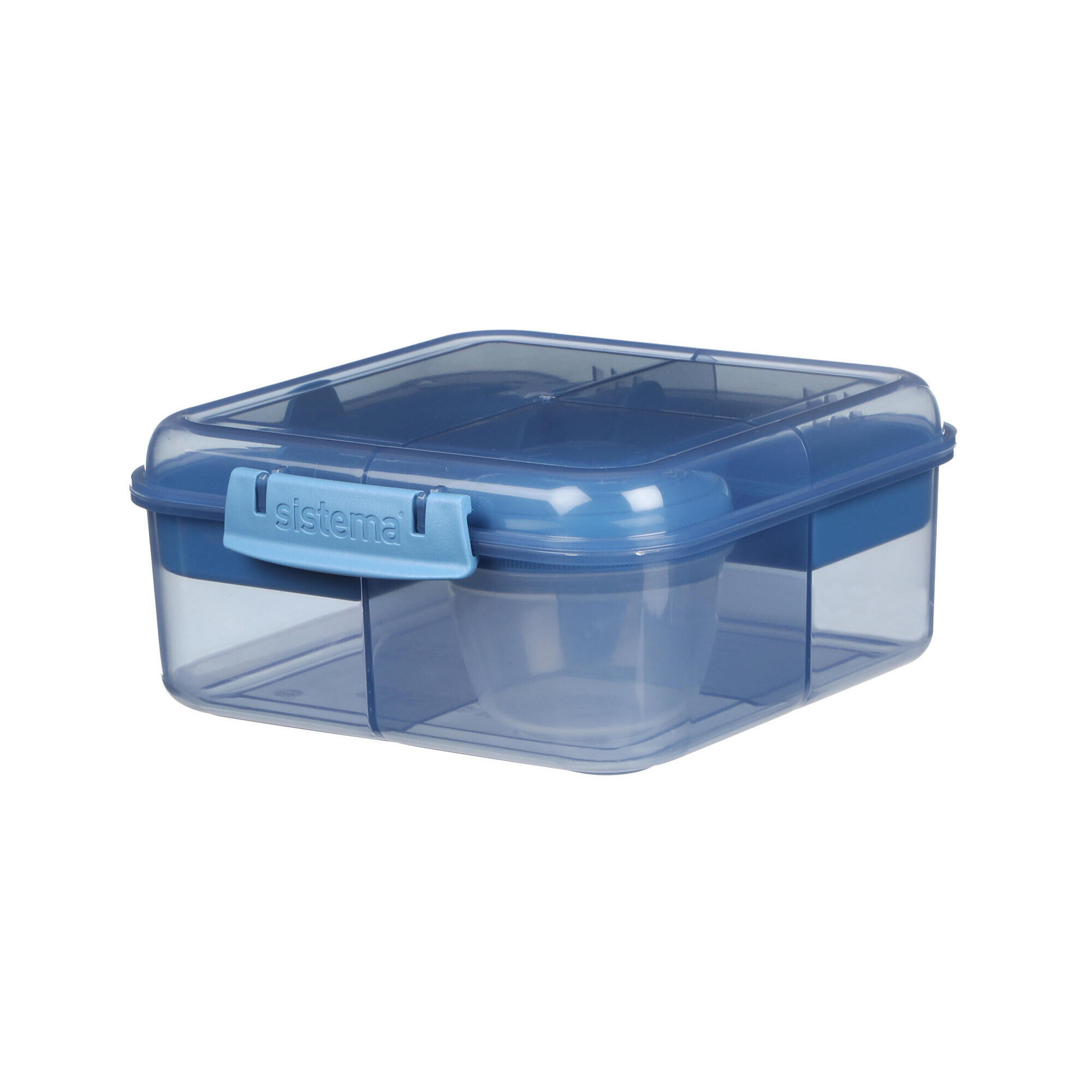 Dzielony pojemnik Ocean Bound Bento Cube z pojemnikiem na dip 1,25 l