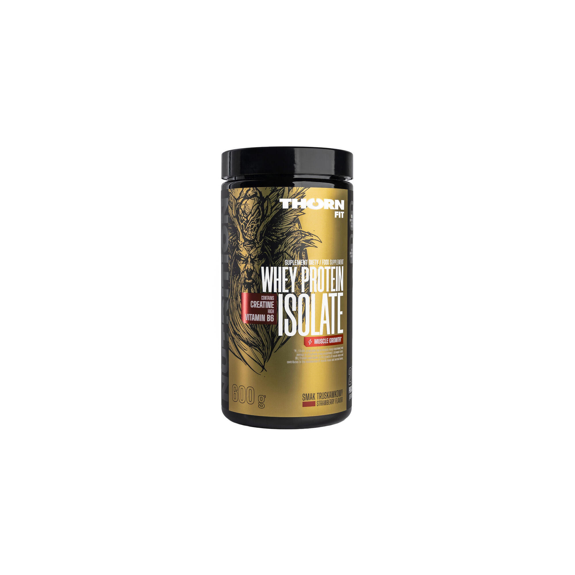 Suplement diety THORN FIT WHEY PROTEIN ISOLATE, smak: truskawka, 600g