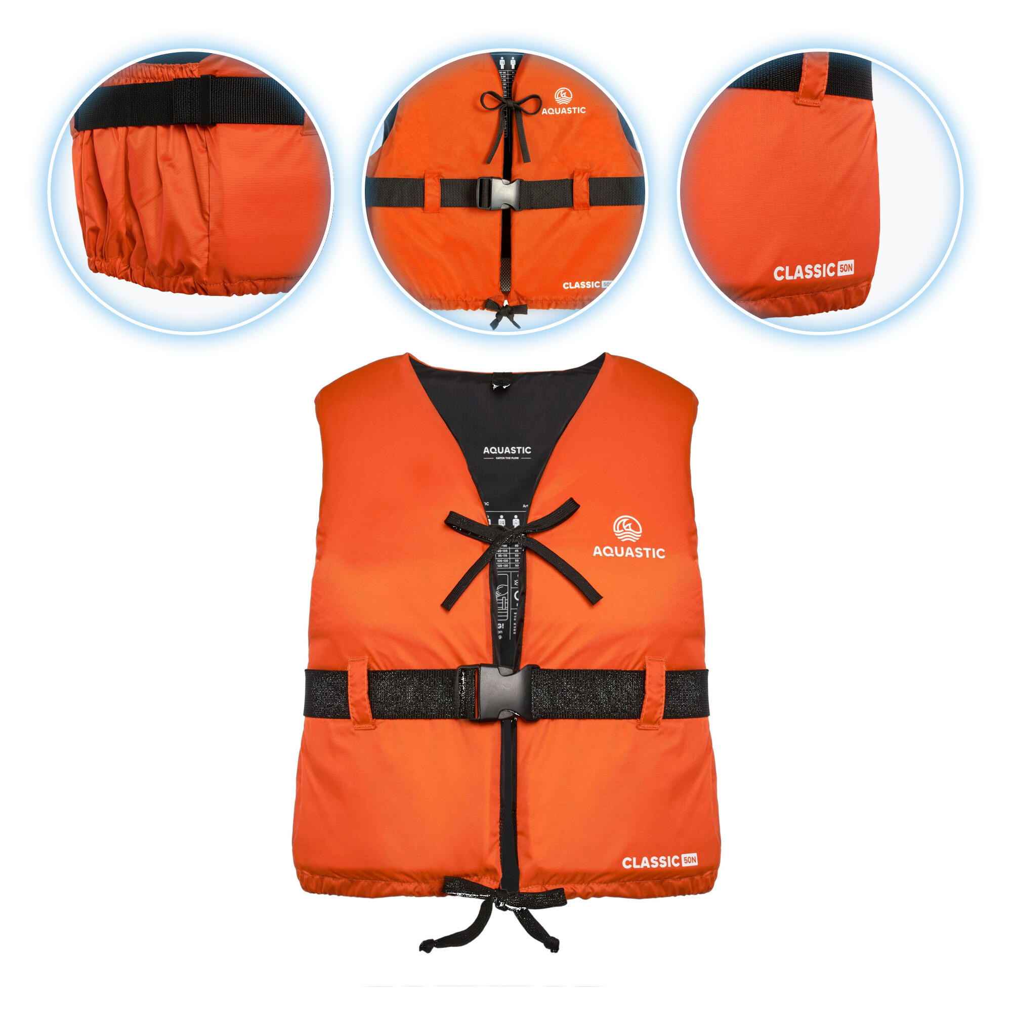 Kamizelka asekuracyjna AQUASTIC Classic 50N