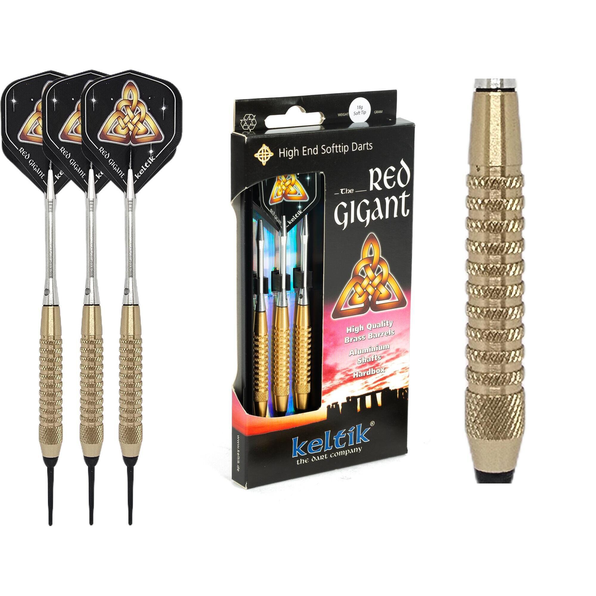 Lotki softdart Keltik Red Gigant 18 g – precyzyjnej gry i kontroli