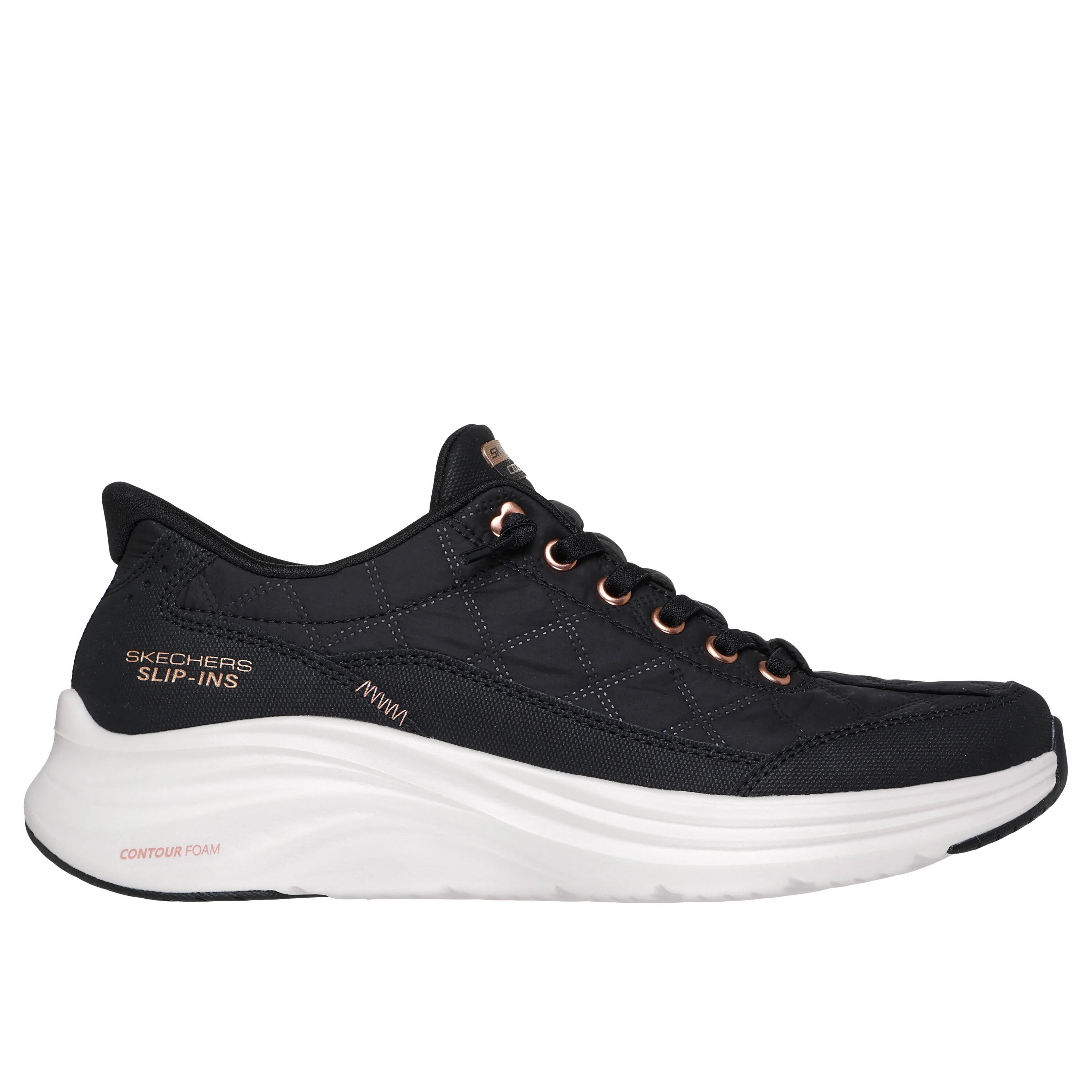 Sneakersy damscy Skechers Contour Foam golden hour