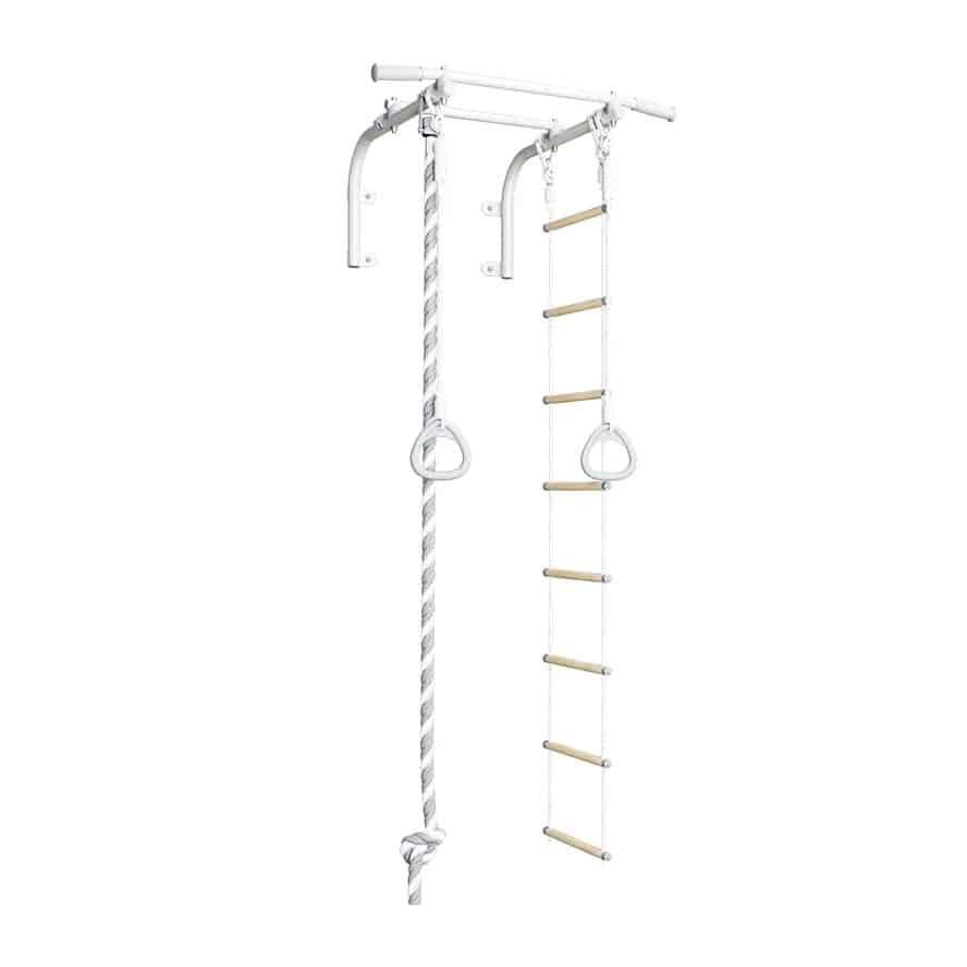 drążek do podciągania Małpiszon przyścienny z akcesoriami