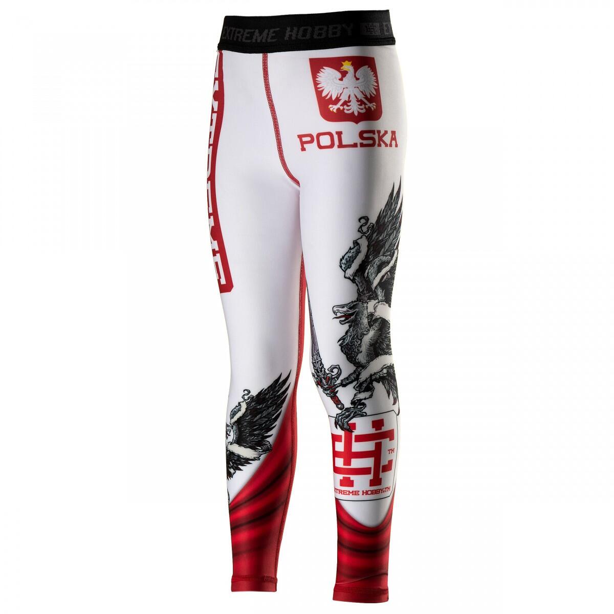Legginsy sportowe dziecięce EXTREME HOBBY POLISH EAGLE