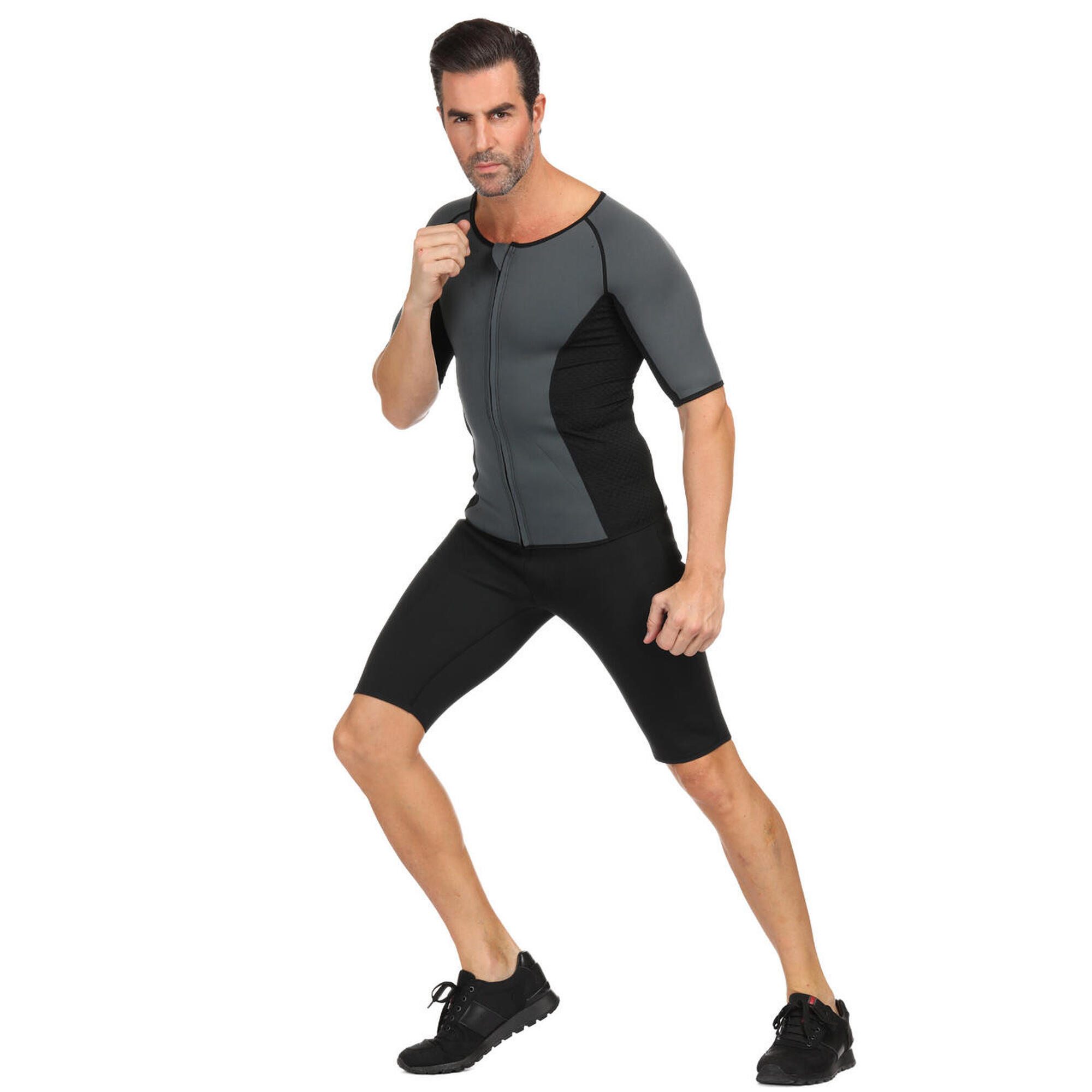 Kostium fitness neoprenowy wyszczuplający dla mężczyzn SlimBody