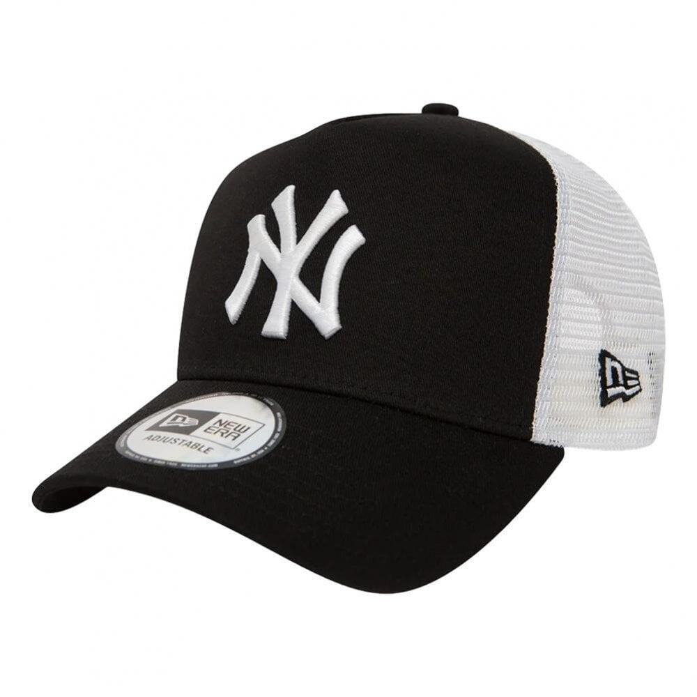 Czapka New Era Yankees Clean Black A-Frame Trucker