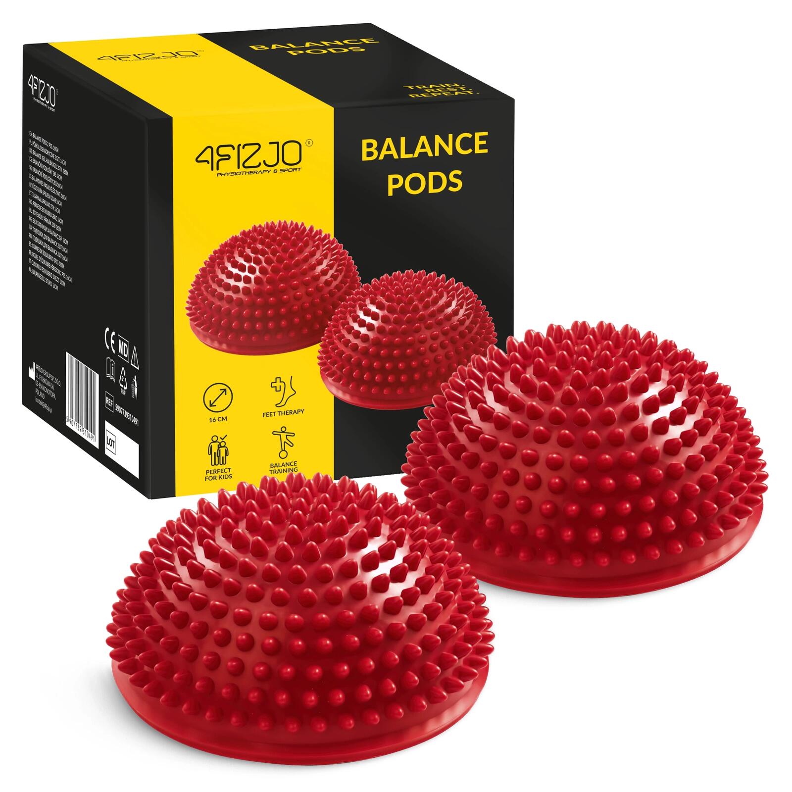 Półkule sensoryczne do rehabilitacji 2 szt. 4FIZJO