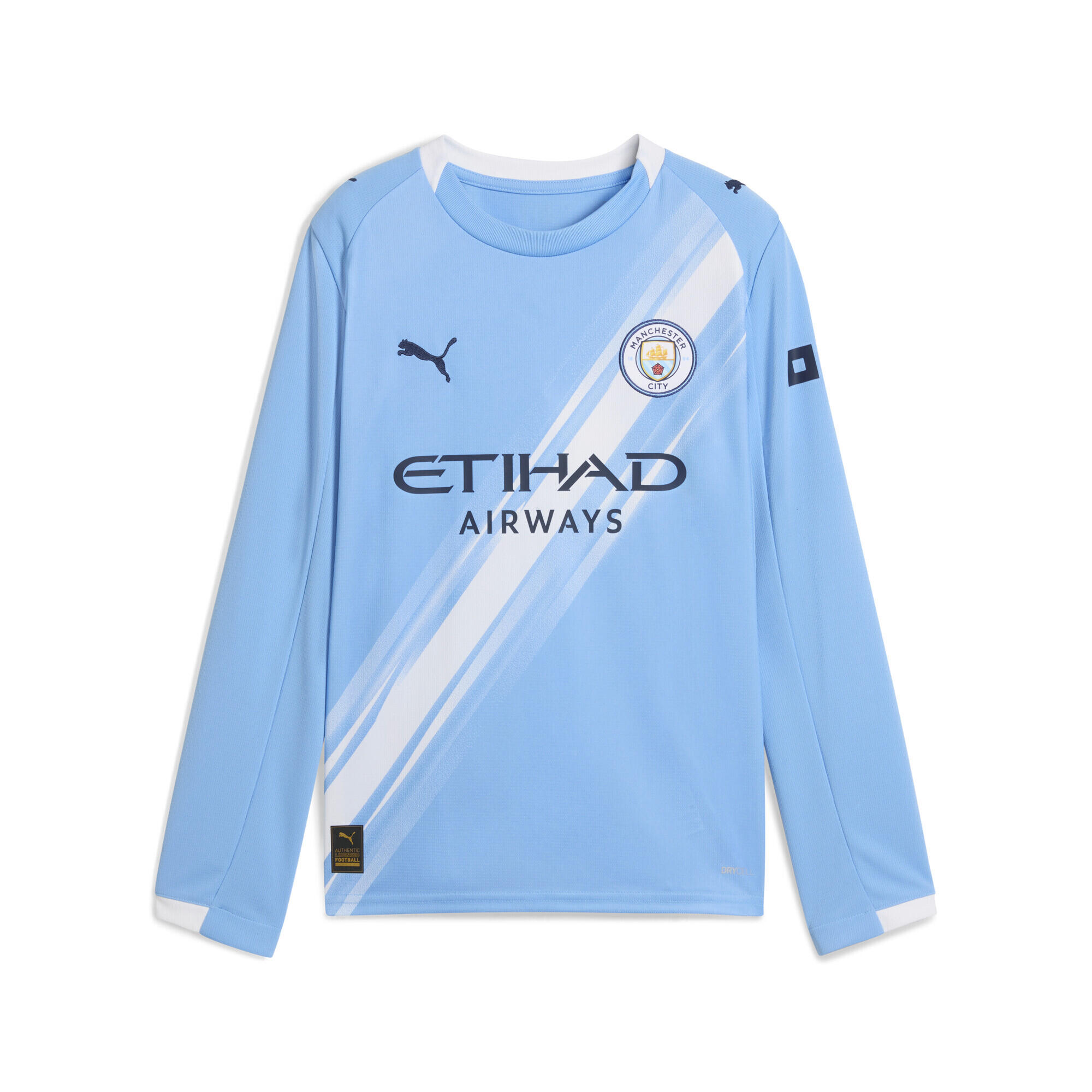 Młodzieżowa koszulka domowa z długim rękawem Manchester City 25/26 PUMA