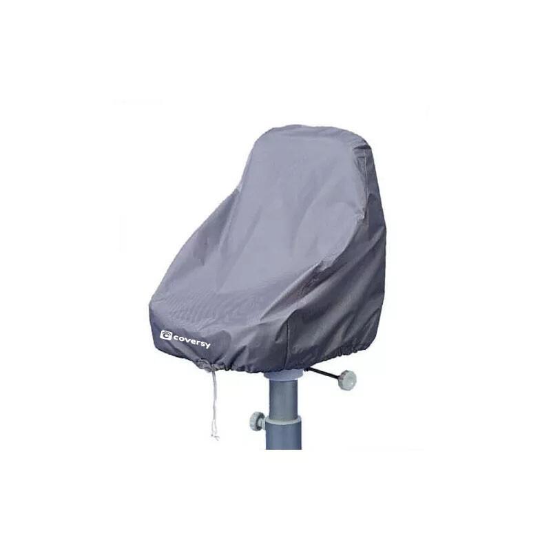 Pokrowiec na fotel pilota z oparciem - szary - COVERSY