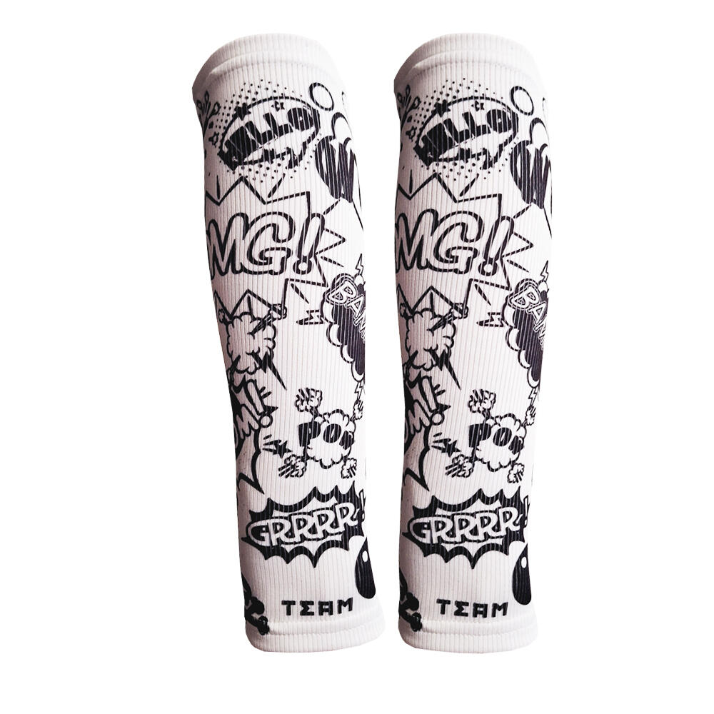 Rękawki siatkarskie unisex JG TEAM prążkowane krótkie