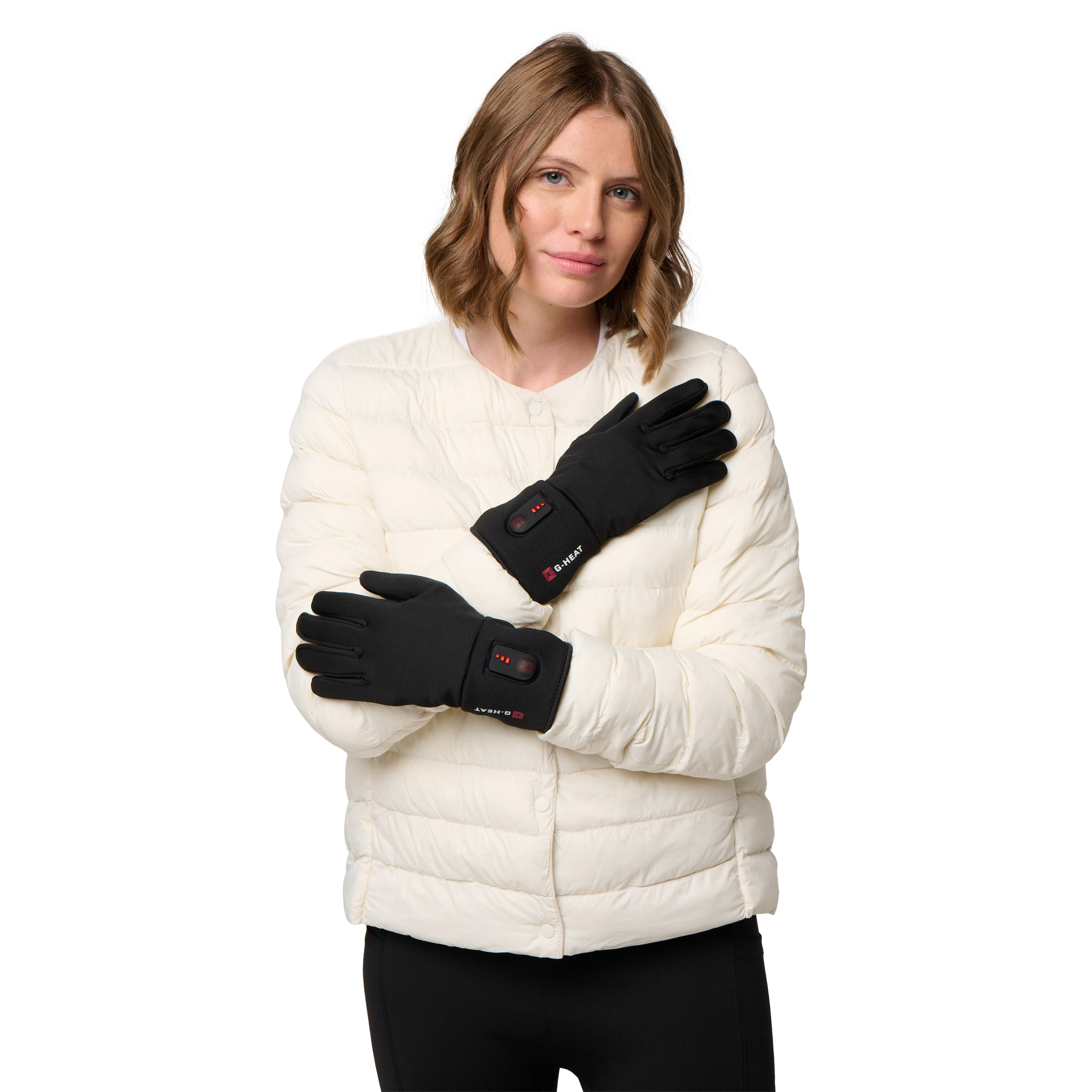 Ogrzewane rękawiczki dla dorosłych - 1 para, baterie
