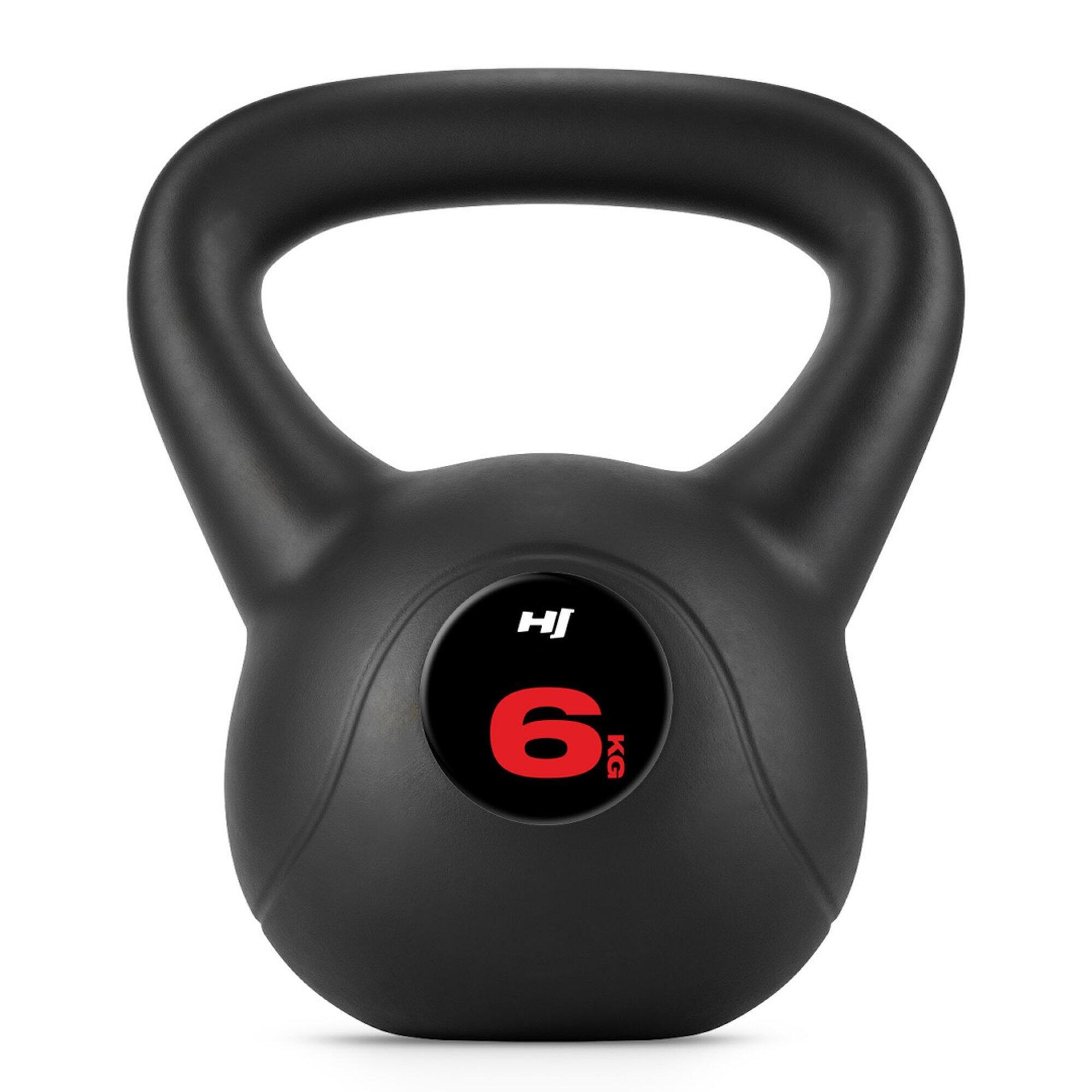 Kettlebell winylowy do treningu siłowego Hop-Sport HS-PB006KB 6kg