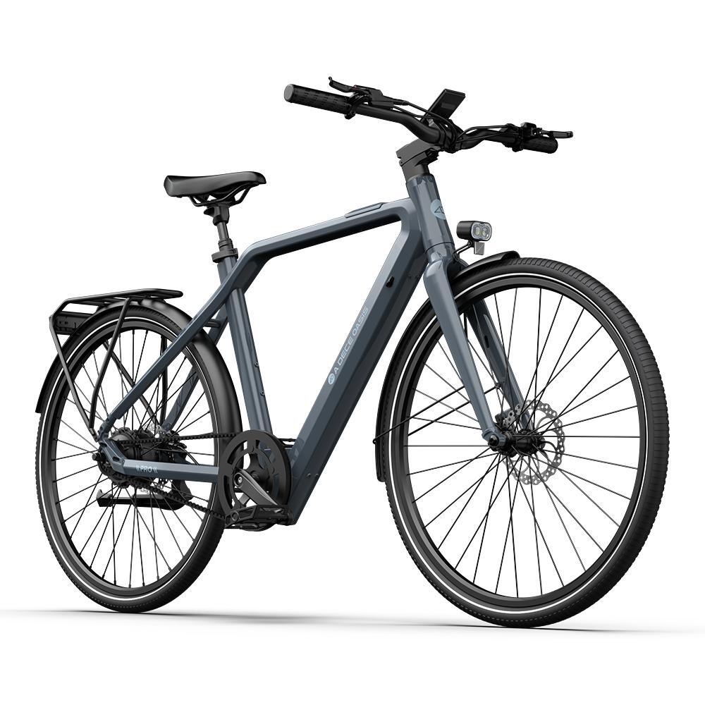 Rower elektryczny ADO Air30Pro, napęd pasowy, silnik Bafang, LCD, APP, LCD