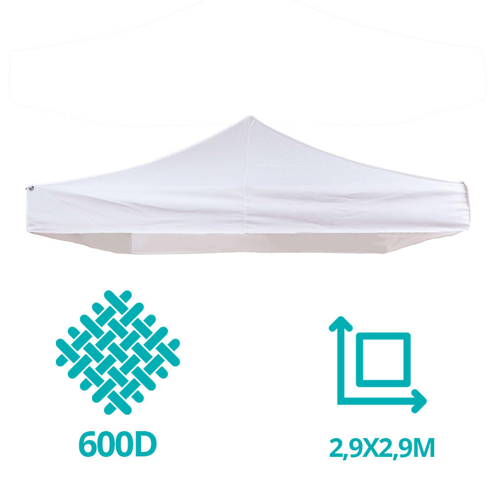 Plandeka na pawilon, kilka rodzaji-2,9x2,9 metrowa plandeka