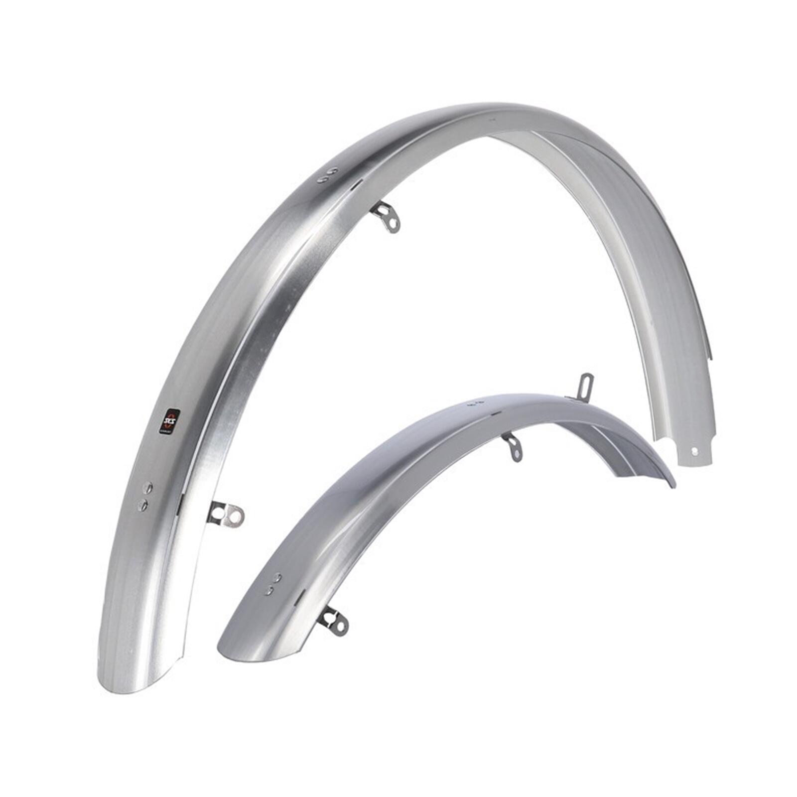 Błotniki Rowerowe Zestaw SKS Bluemels Basic 27,5"-29", 69 mm srebrny