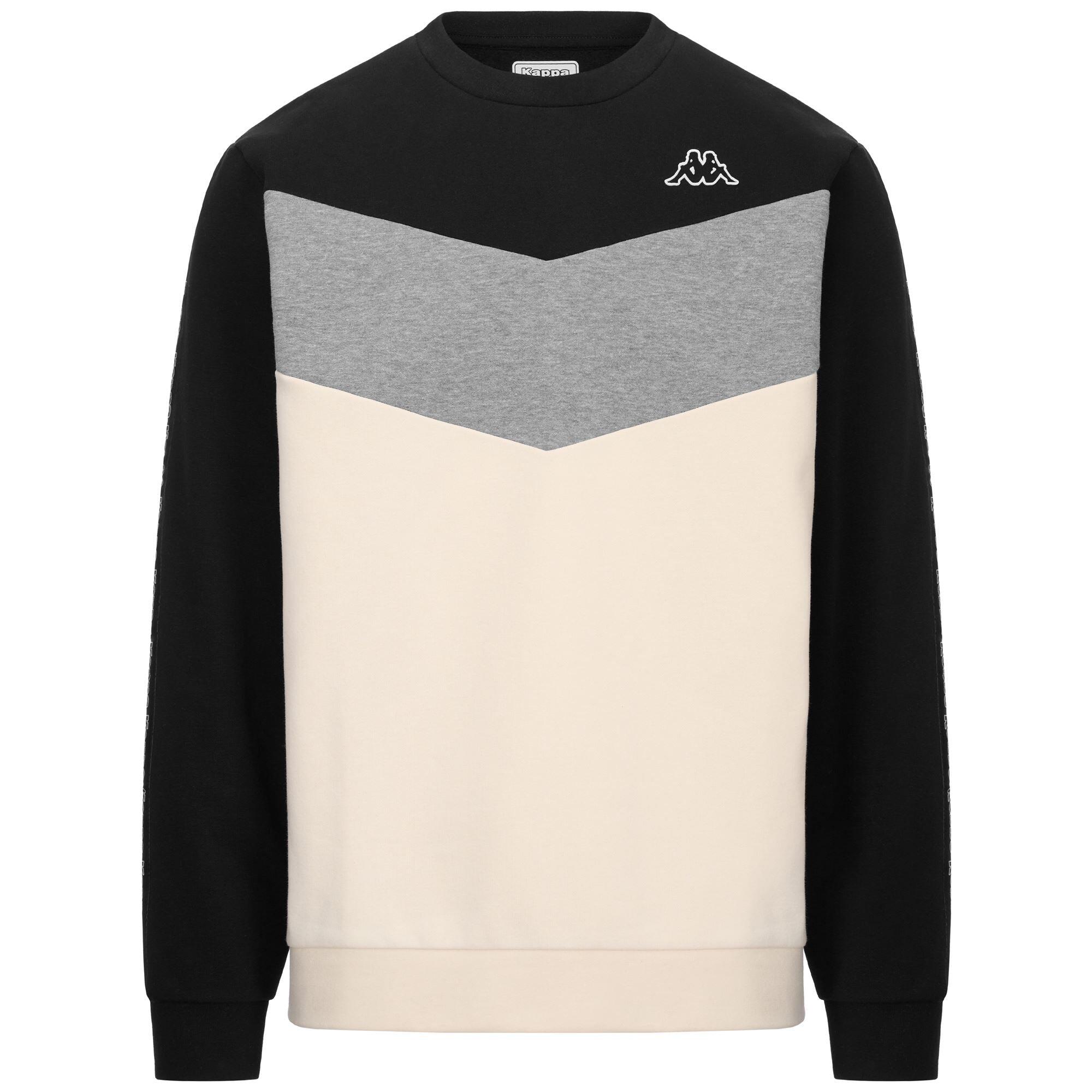 Bluza bez kaptura Męska Kappa Idisson Active Man Czarny