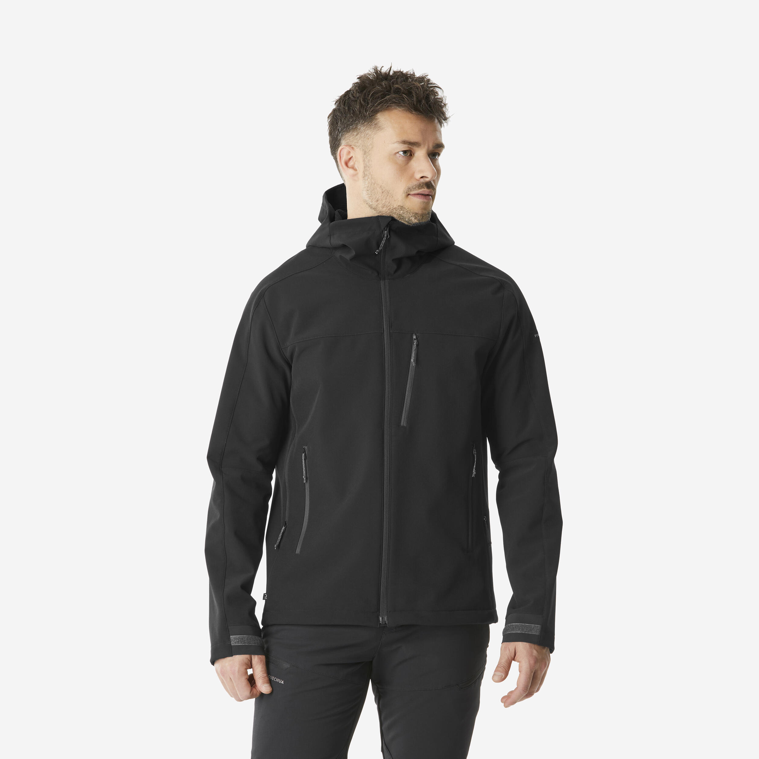 Kurtka softshell turystyczna męska Quechua MT500