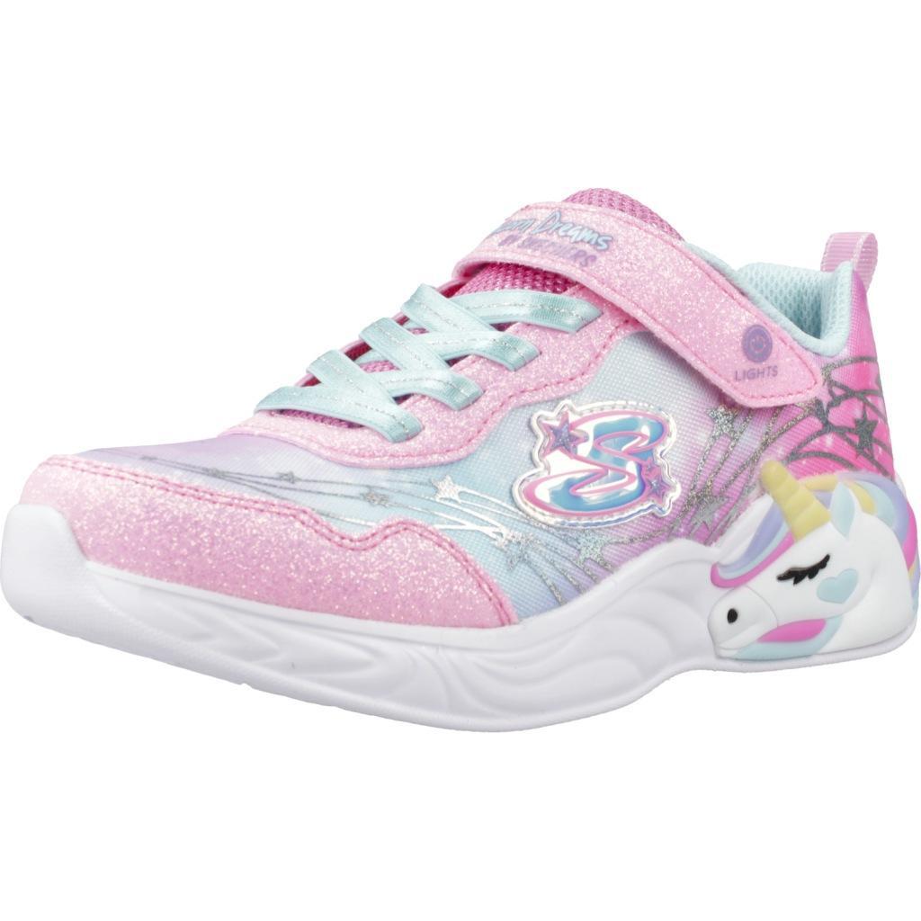 Buty do biegania Dziecko Skechers S-Lights: Unicorn Dreams róża