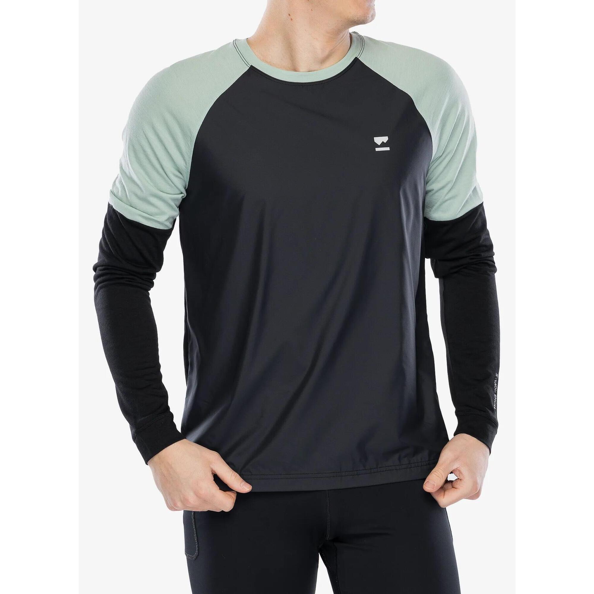Bluza rowerowa męska Mons Royale Tarn Merino Shift Wind Jersey