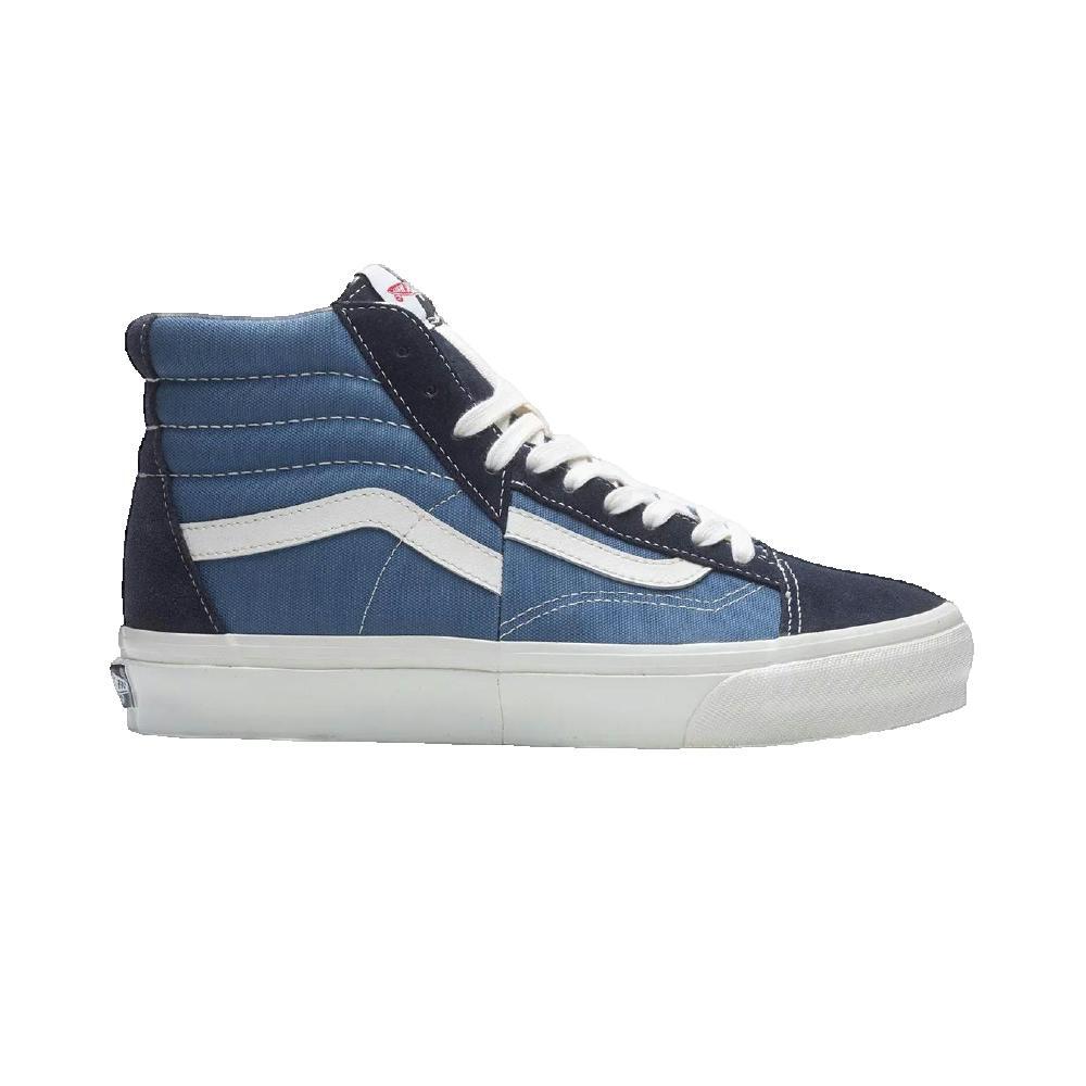 Buty Vans Clash The Wall LX z niebieskiego zamszu