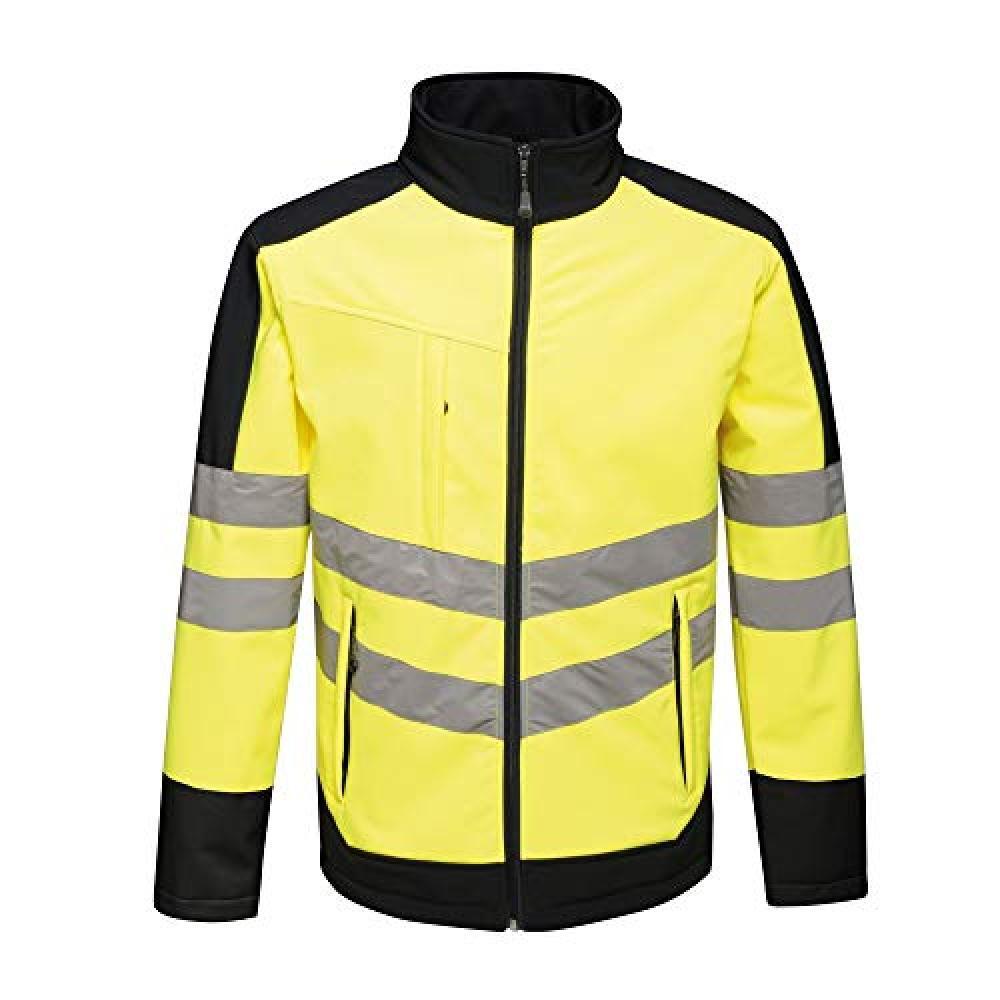Kurtka Softshellowa Unisex Dla Dorosłych HiVis Odblaskowy Materiał