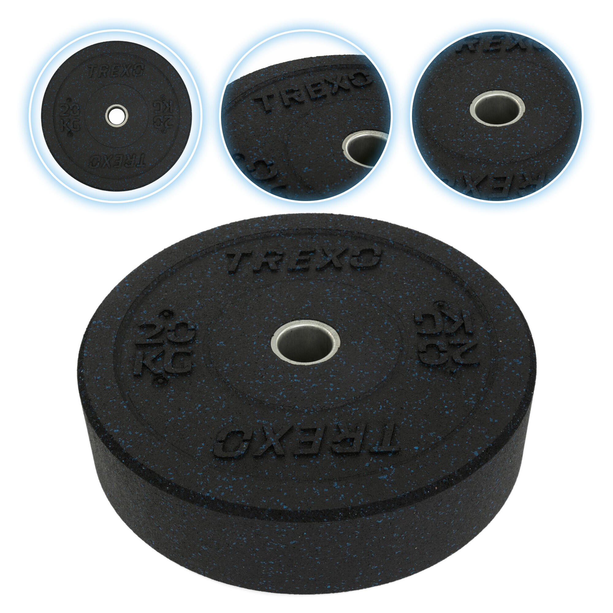 Obciążenie bumperowe olimpijskie XTREXO 20 kg