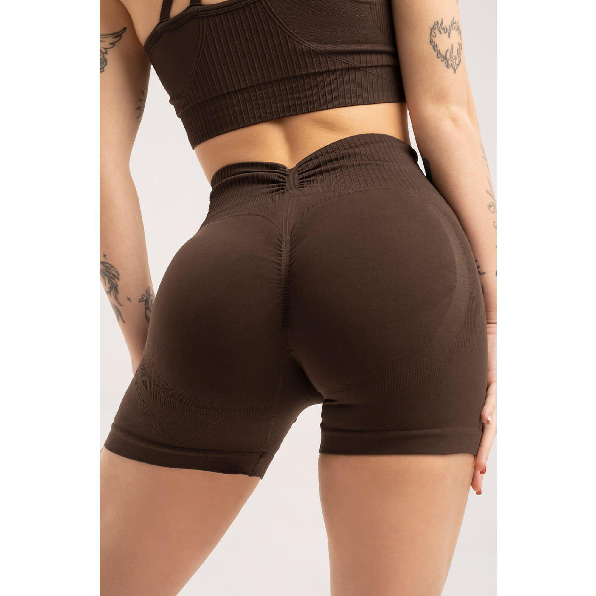 Spodenki fitness damskie Gym Glamour deep push up 2.0