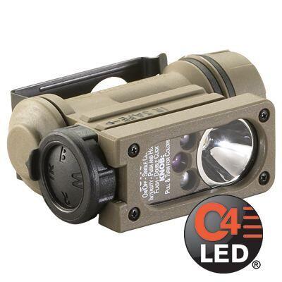 Lampka na kask + bateria Streamlight Stream Sidewinder Compact II Coyote °