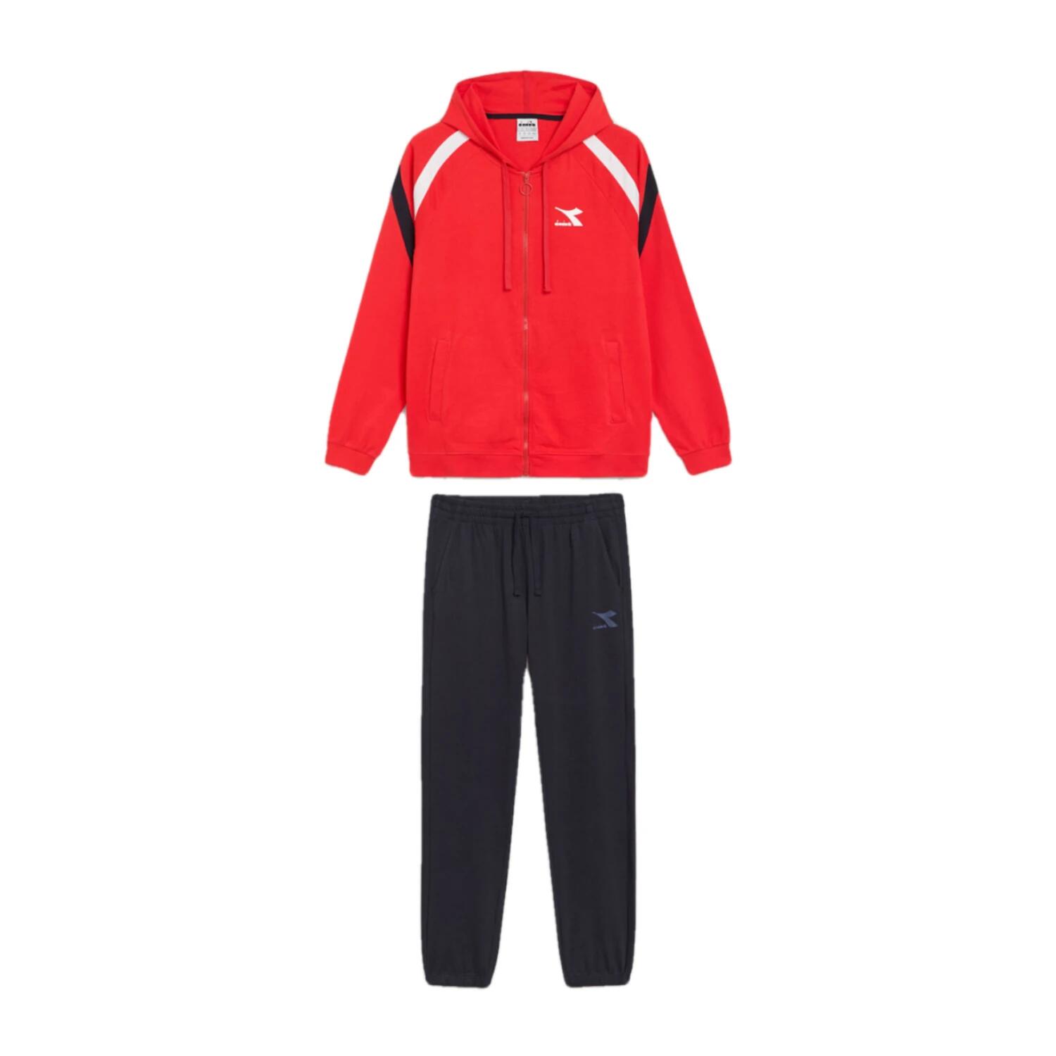 Zestaw dresowy męski DIADORA TRACKSUIT HOODIE FZ CORE