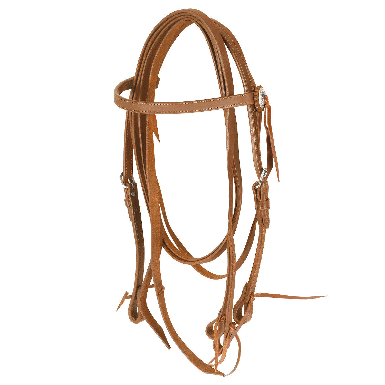 Wędzidła do jazdy westernowej dla koni skórzane Lakota Fat