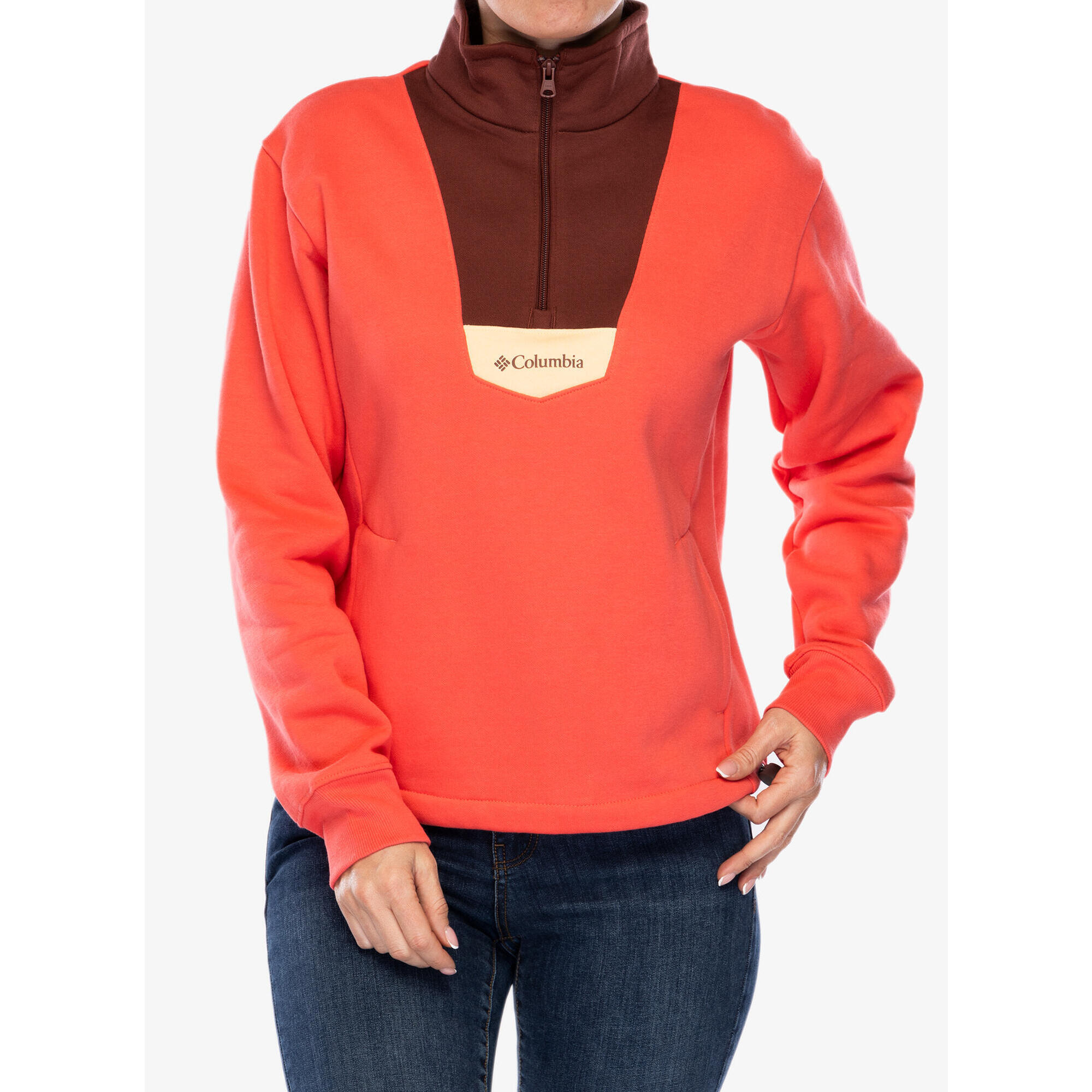 Bluza z zamkiem damska Columbia Lodge Quarter Zip