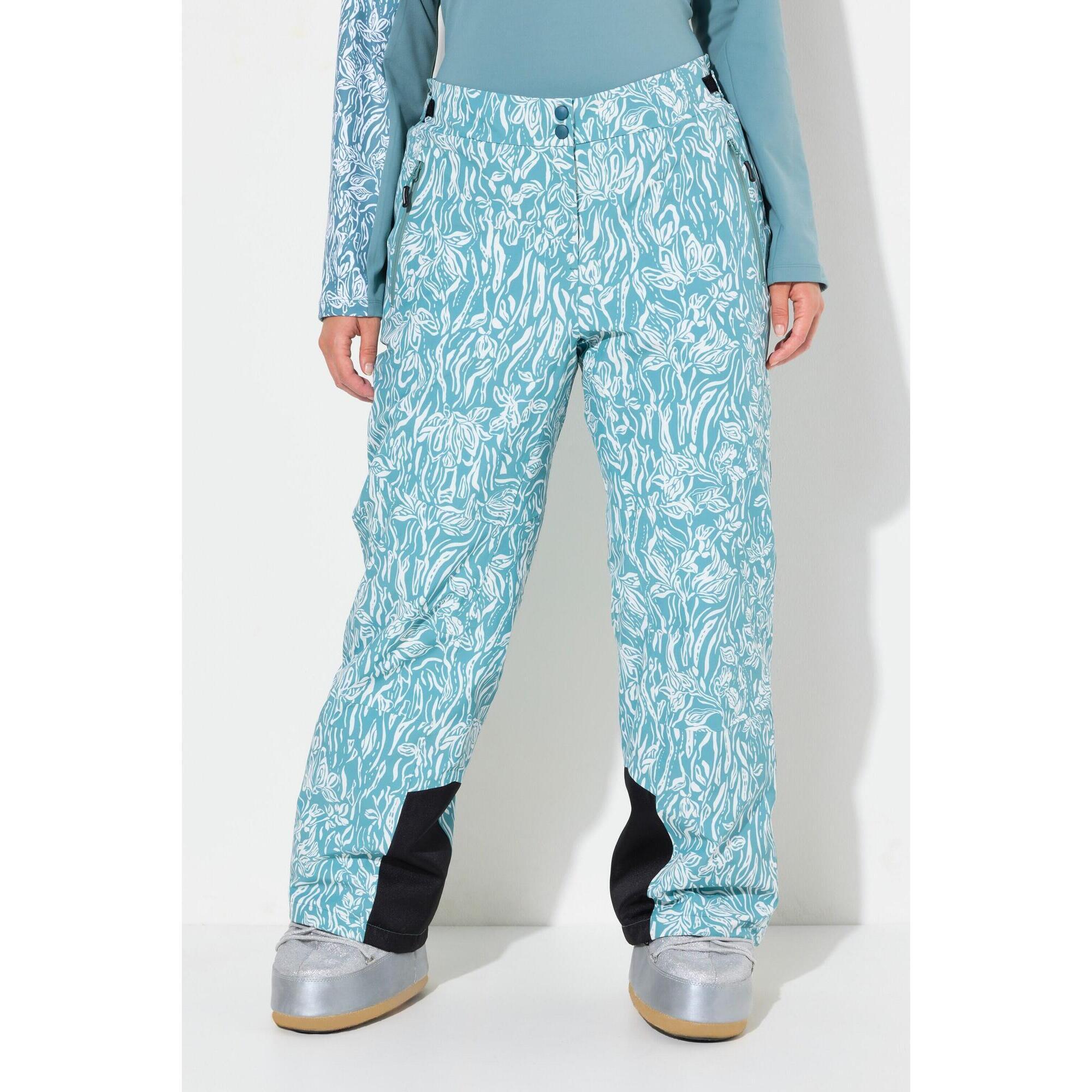 Damskie Spodnie narciarskie wodoodporny regulowane zapięcie na rzep z recyklingu