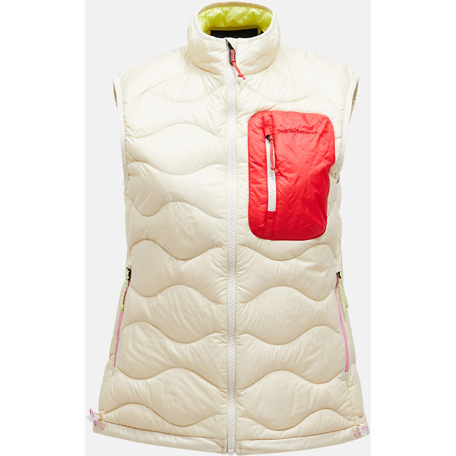 Kamizelka Peak Performance puchowa damska Helium Utility Down Vest beżowa - L