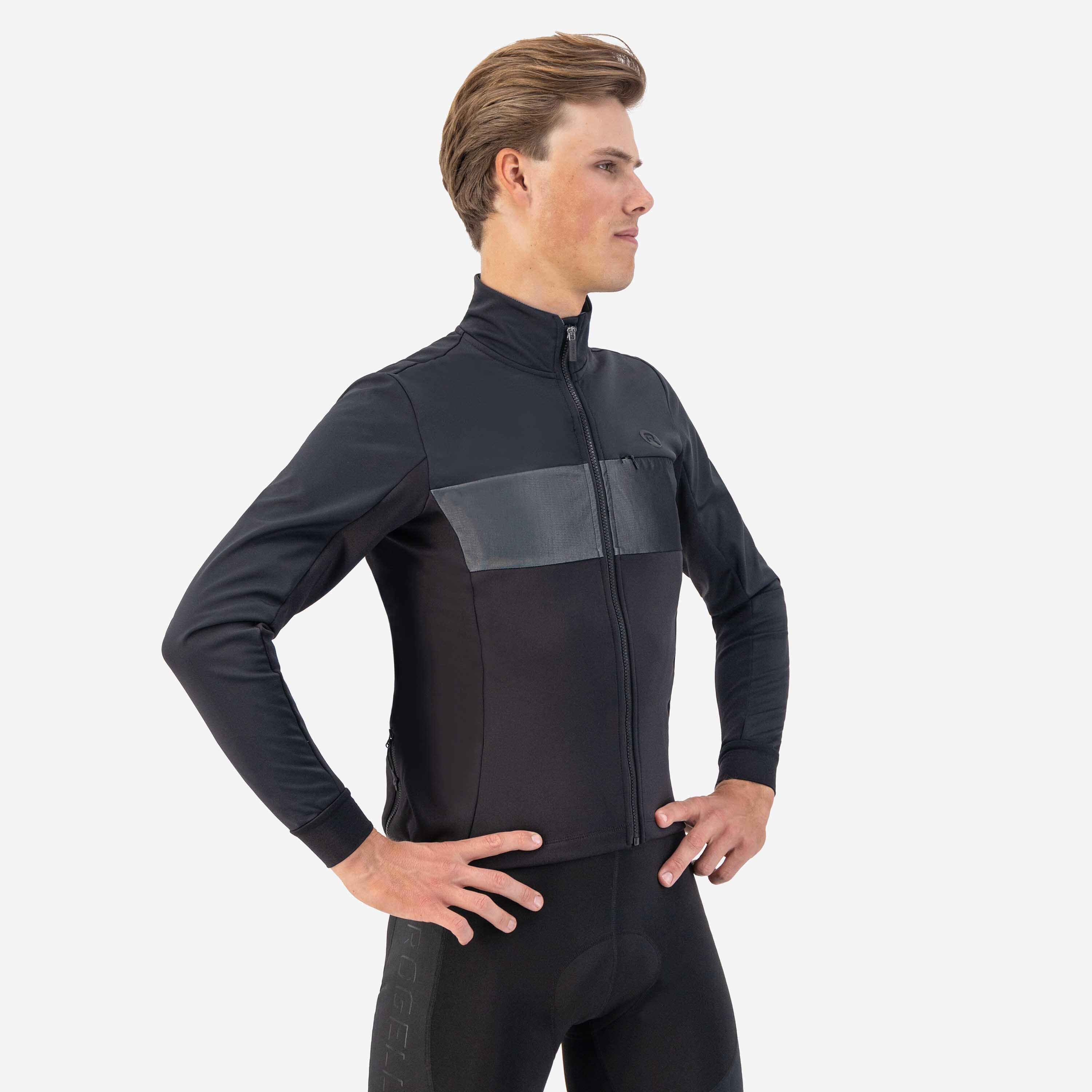 Kurtka rowerowa męska Rogelli Attq, mocno ocieplana