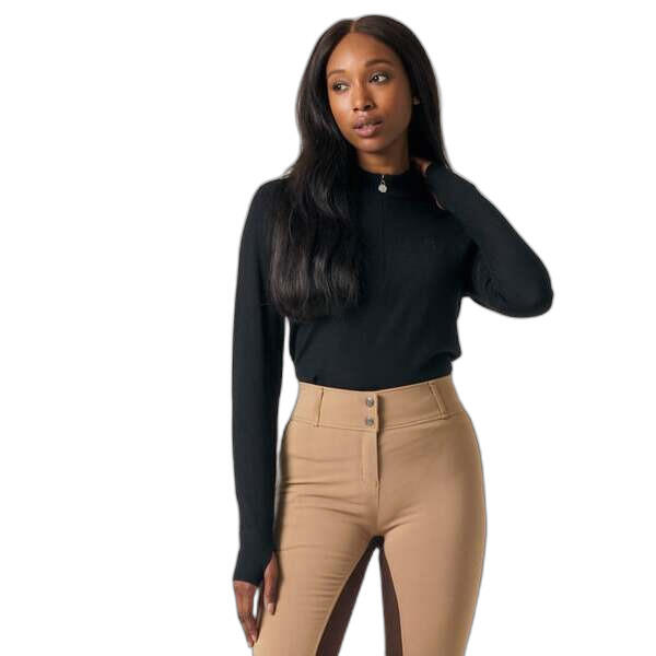 Damska bielizna do jazdy konnej z długim rękawem 1/2 zipp PS of Sweden Erin Equi