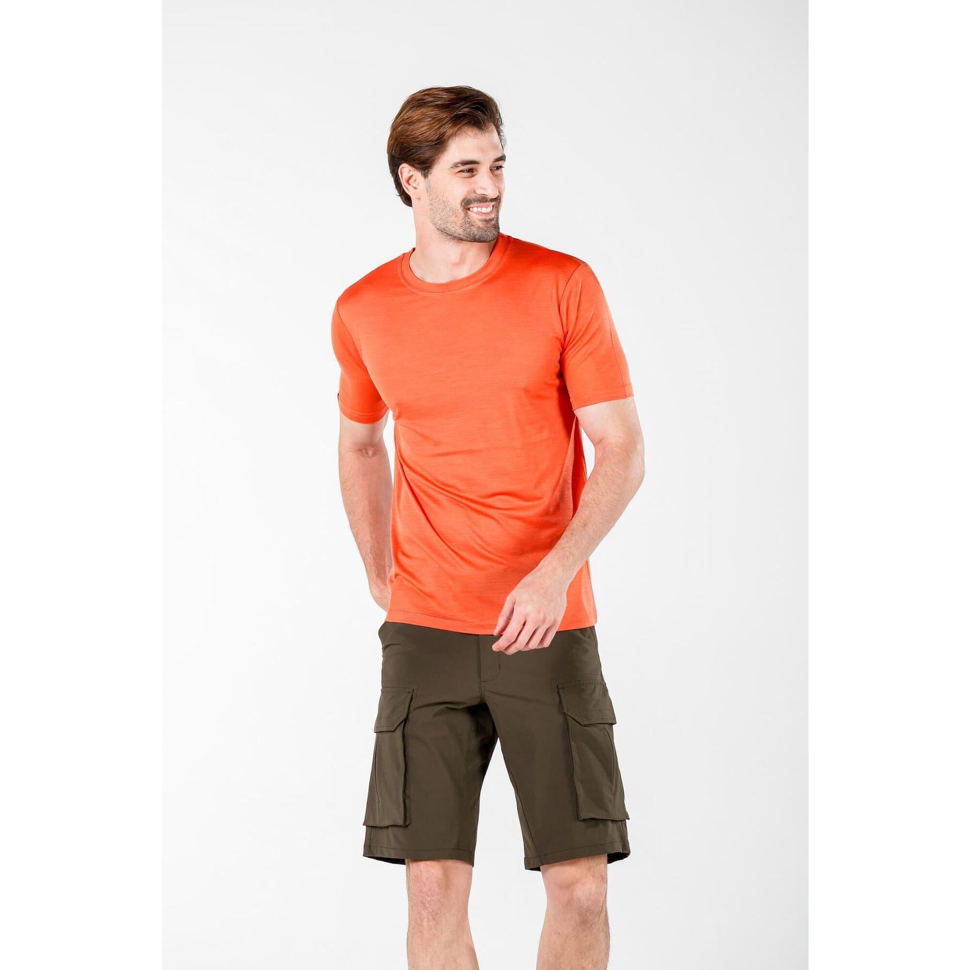 Koszulka termoaktywna turystyczna męska Woolona Notus 100% Merino