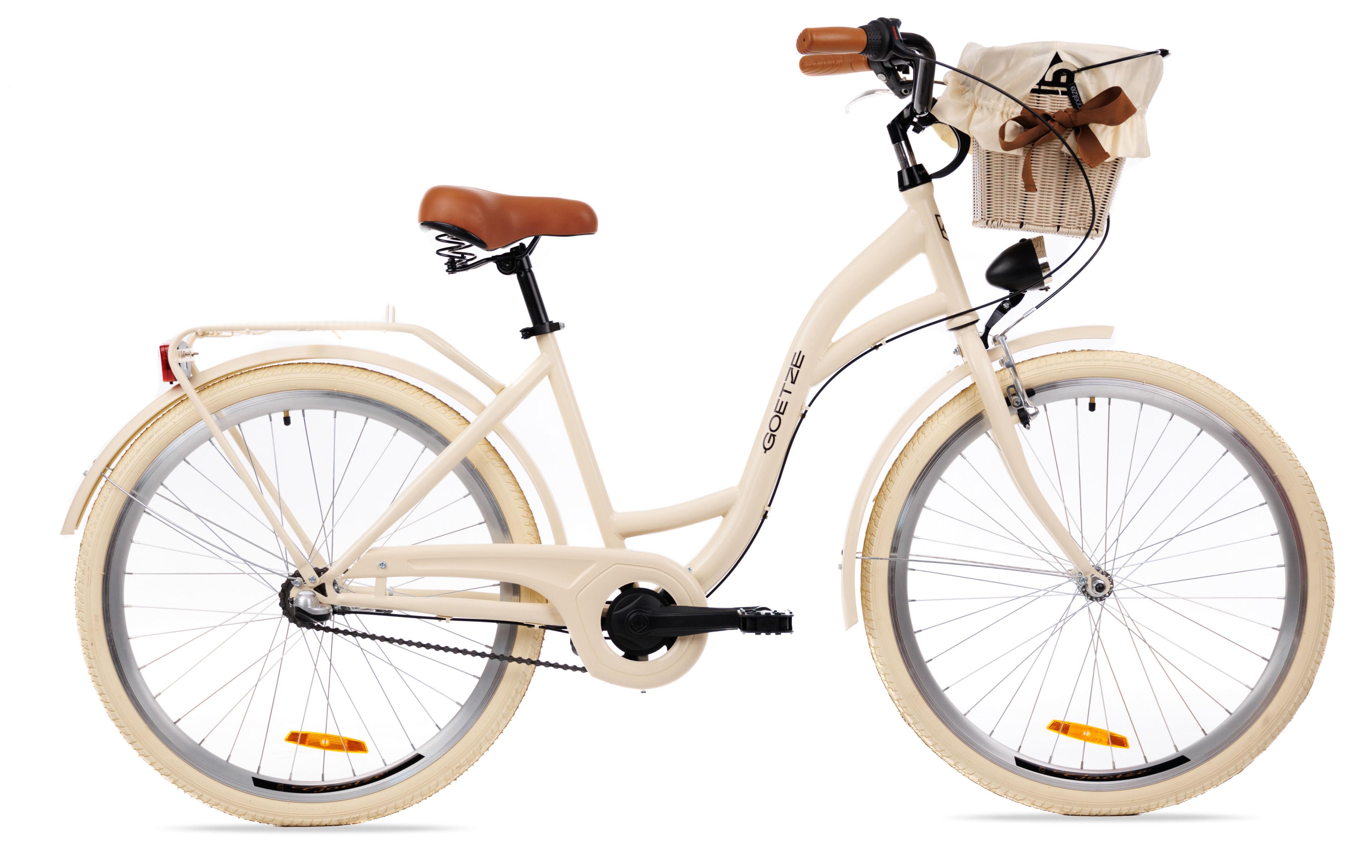 Damski Rower miejski GOETZE STYLE 26" 3b kosz