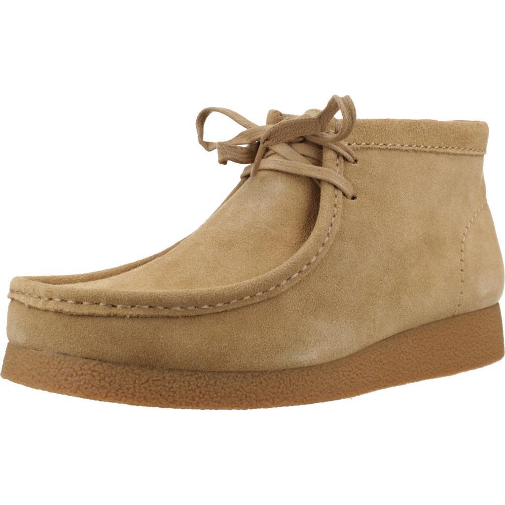 Buty CLARKS WALLABEE EVOBT Jasnobrązowy