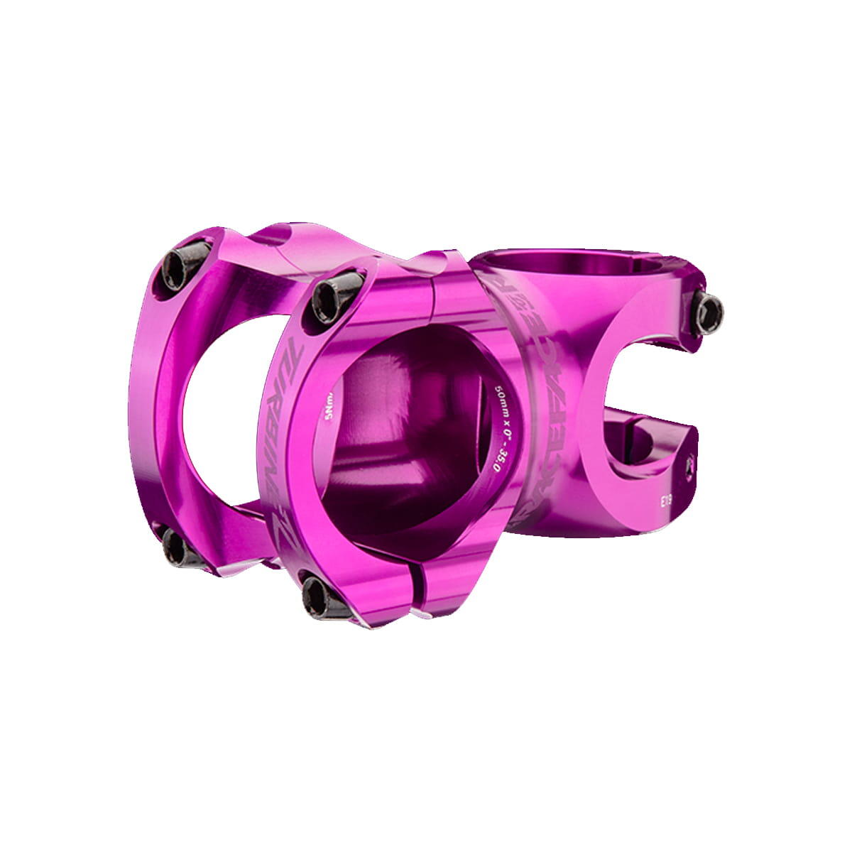 Trzonek TURBINE-R 35 - 50mm x 0° - fioletowy