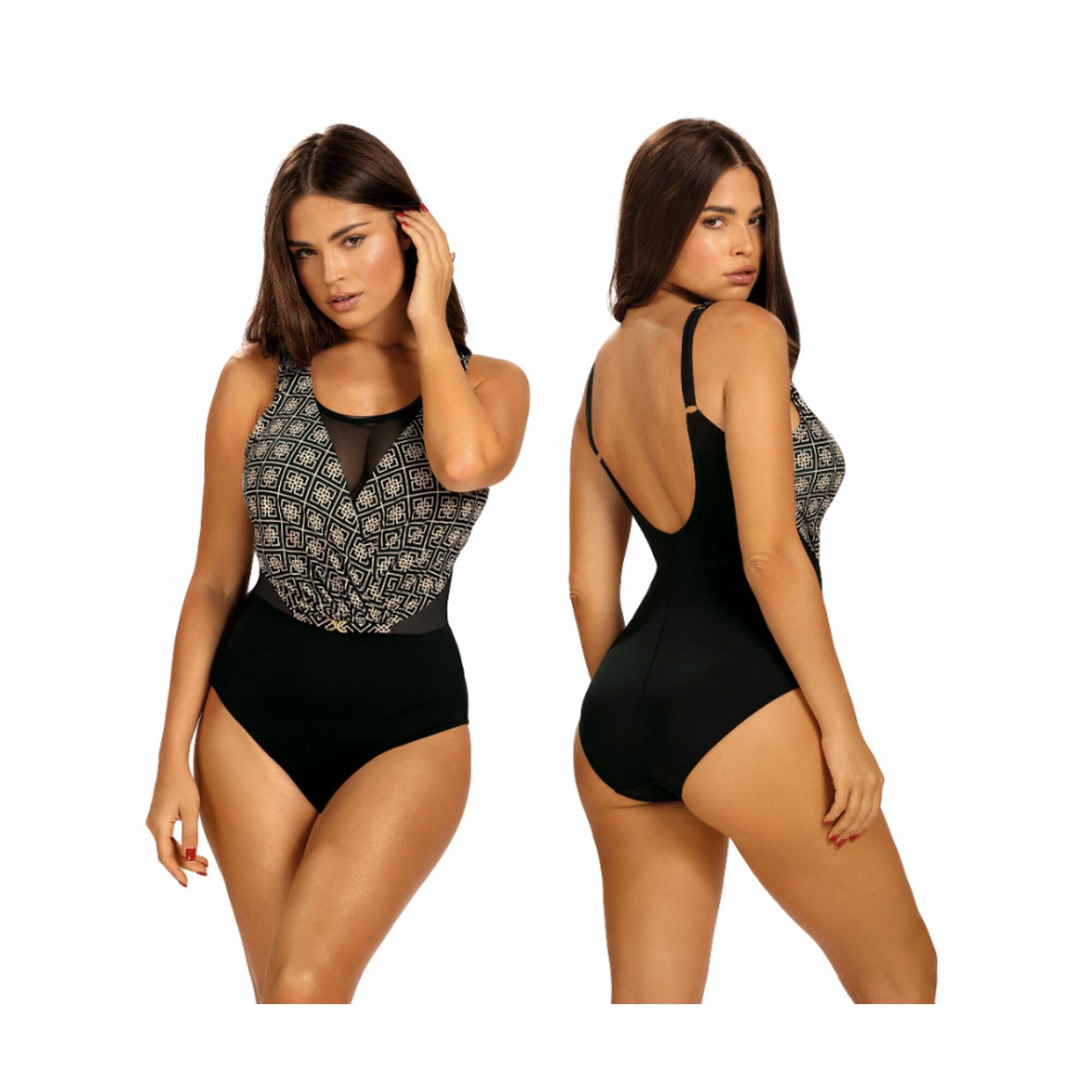 Strój kąpielowy damski jednoczęściowy elegancki Self Barbados