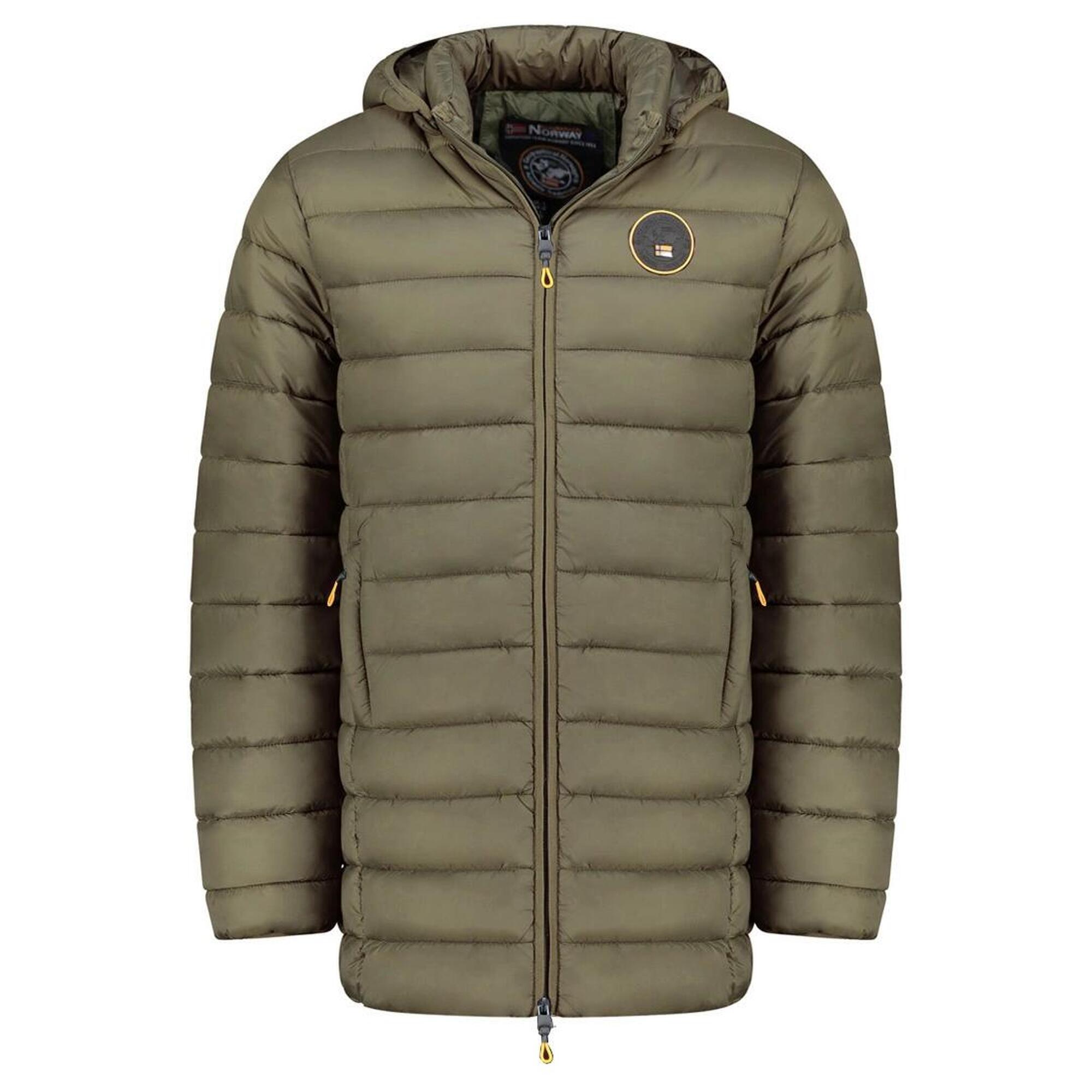 Kurtka męska Geographical Norway AMIGOMAP LONG HOOD DB KAKI MEN 233 KAKI