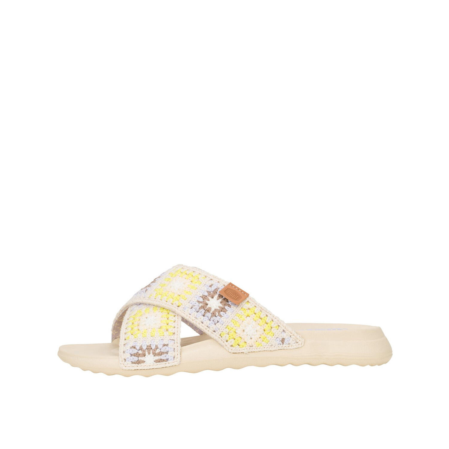 Sandały HEY DUDE CHRISTI SLIDE COTTAGE CROCHE Wielokolorowy