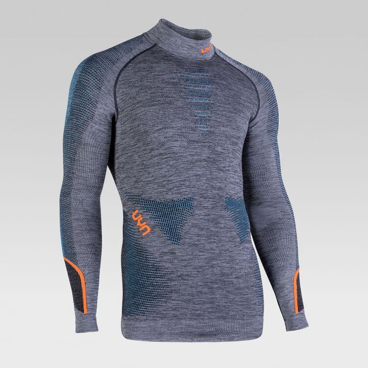 Bielizna top męski UYN Ambityon Uw Lg Sl Melange Turtleneck
