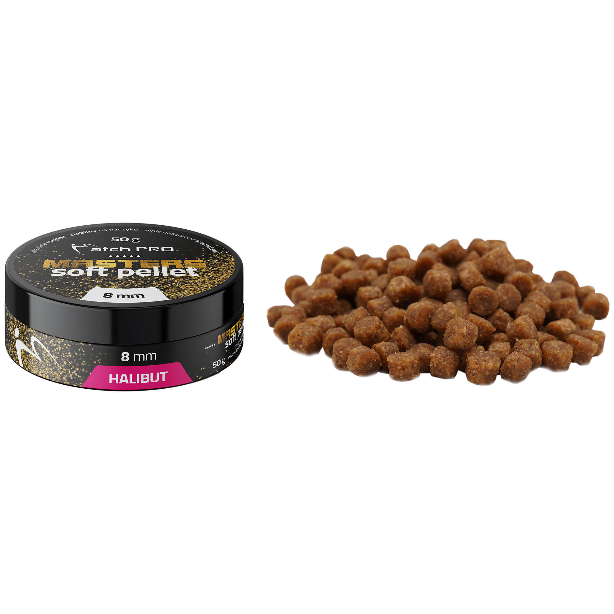 Przynęta Pellet Matchpro Masters Soft Pellet Halibut 8Mm 50G