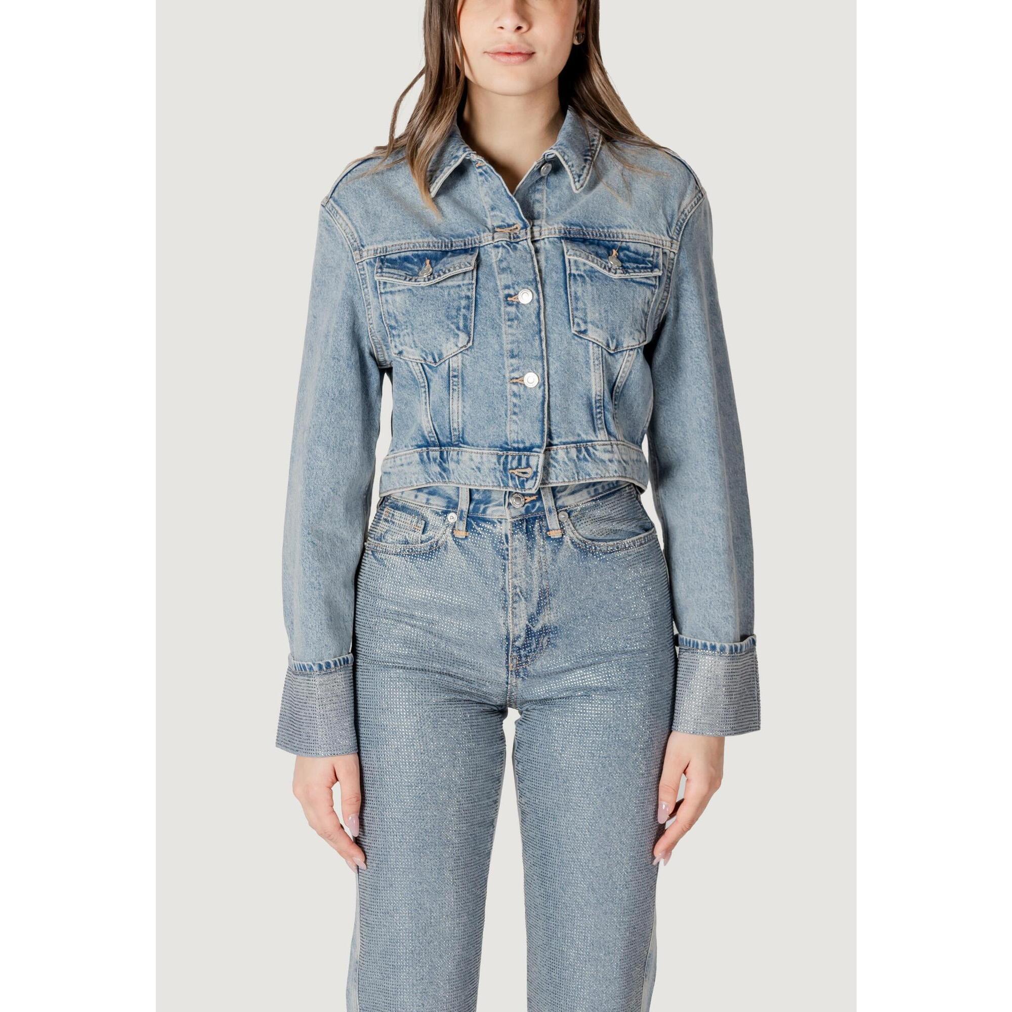 Kurtka Kobieta ONLY Onlhollywood Crystal Jacket Red Dnm Cro