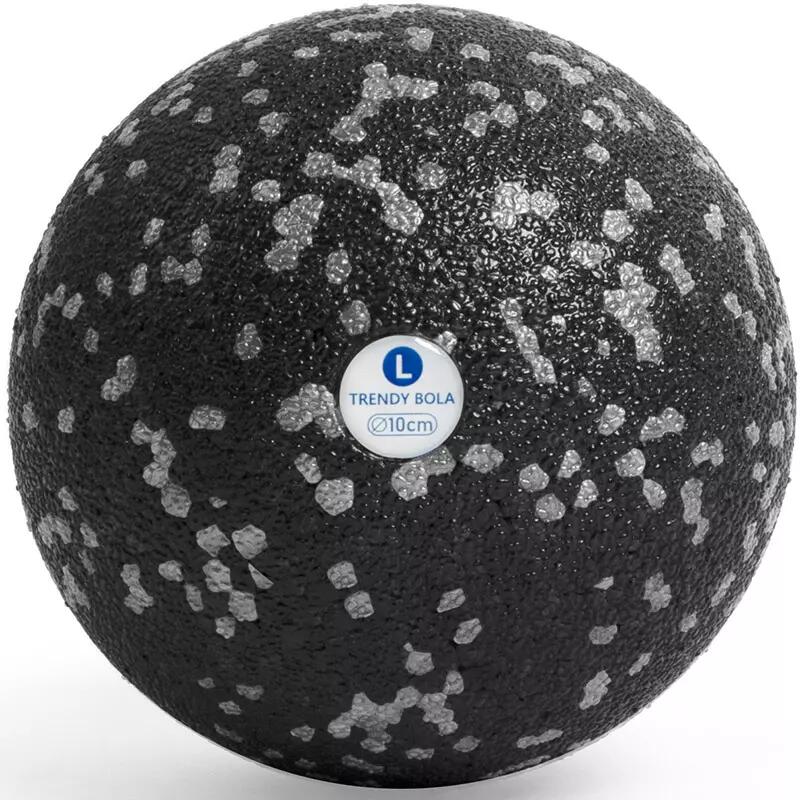Piłka masująca Trendy Bola czarno-szara 10 cm