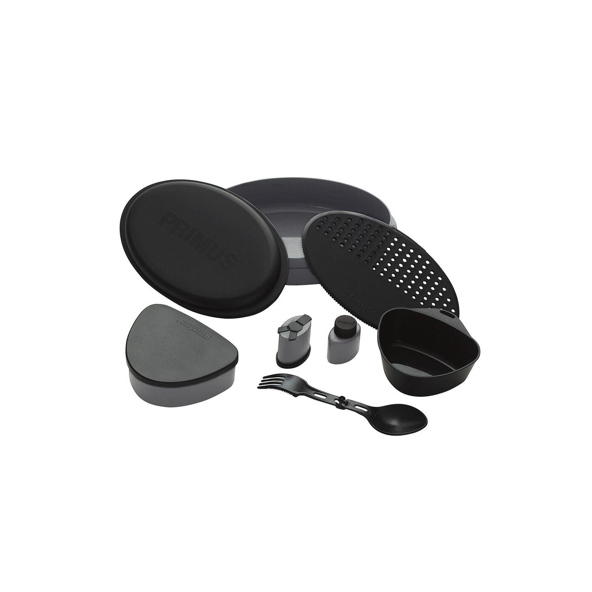 Naczynia Primus Meal Set - graphite/black