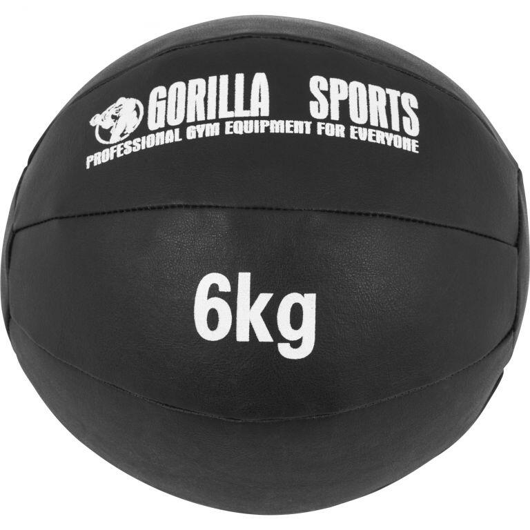 Piłka lekarska (1-10 kg) - piłka z obciążeniem skóra Gorilla Sports